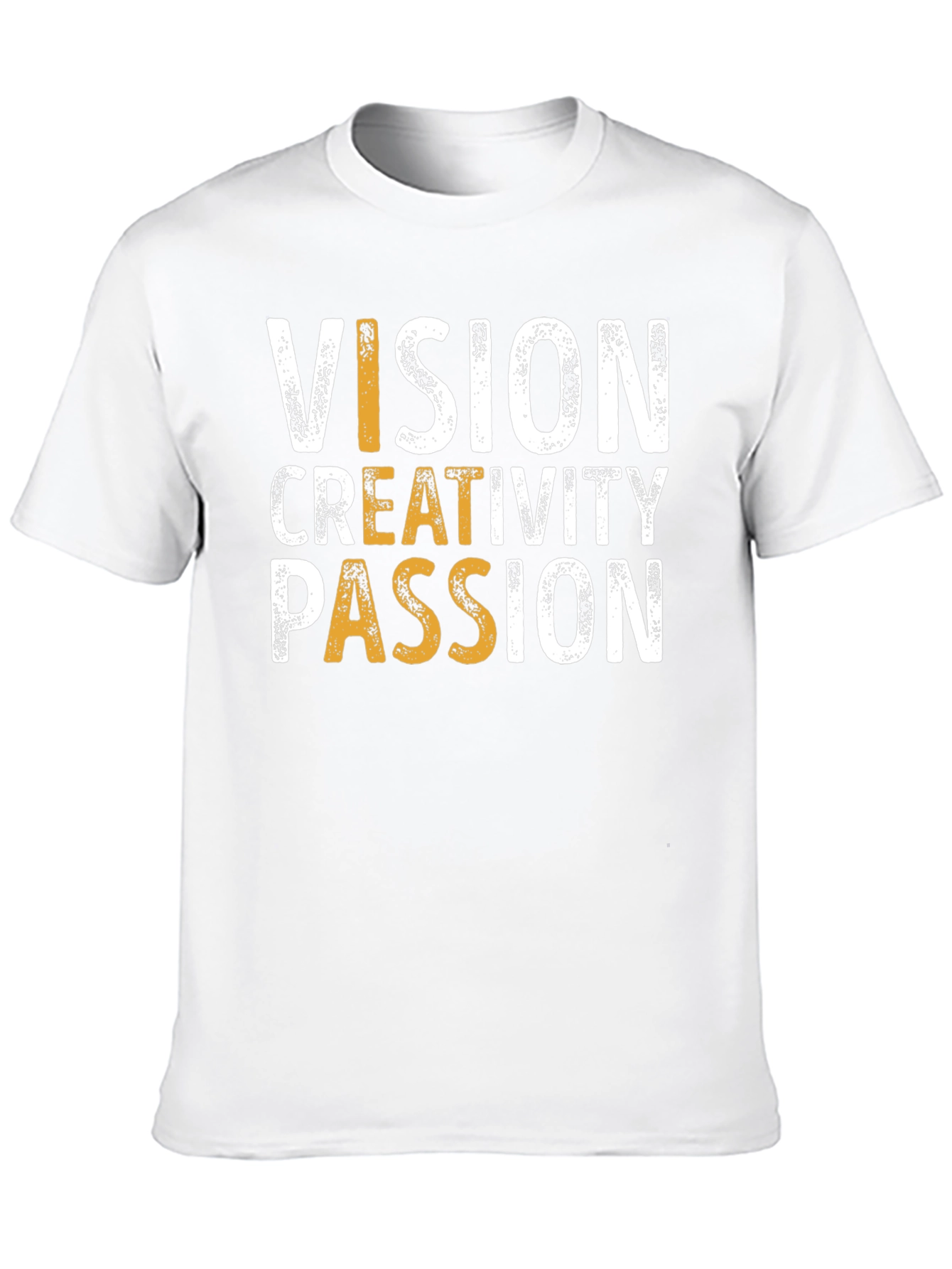 Vision Creativity Passion T-Shirt - Black Graphic Tee