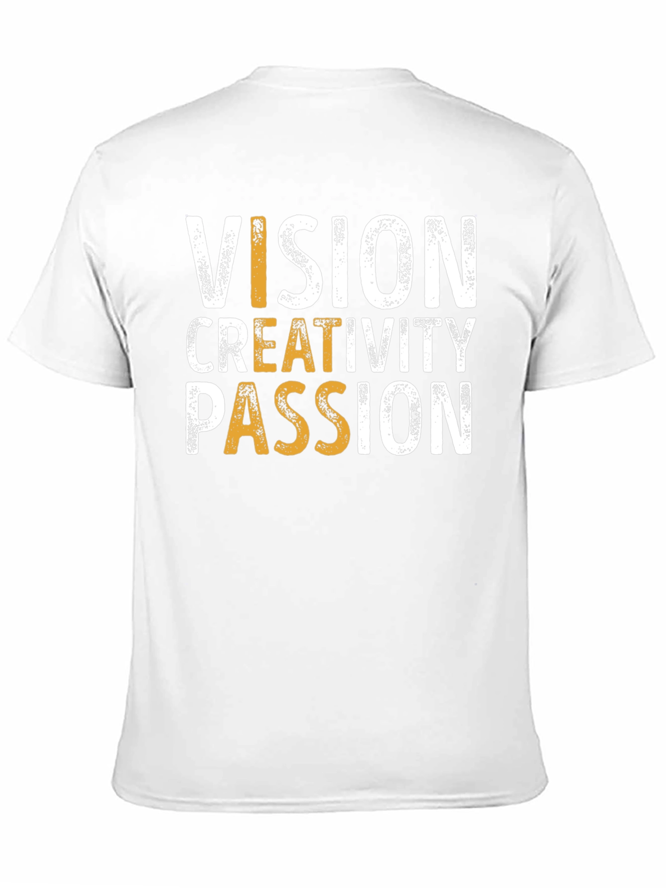 Vision Creativity Passion T-Shirt - Black Graphic Tee
