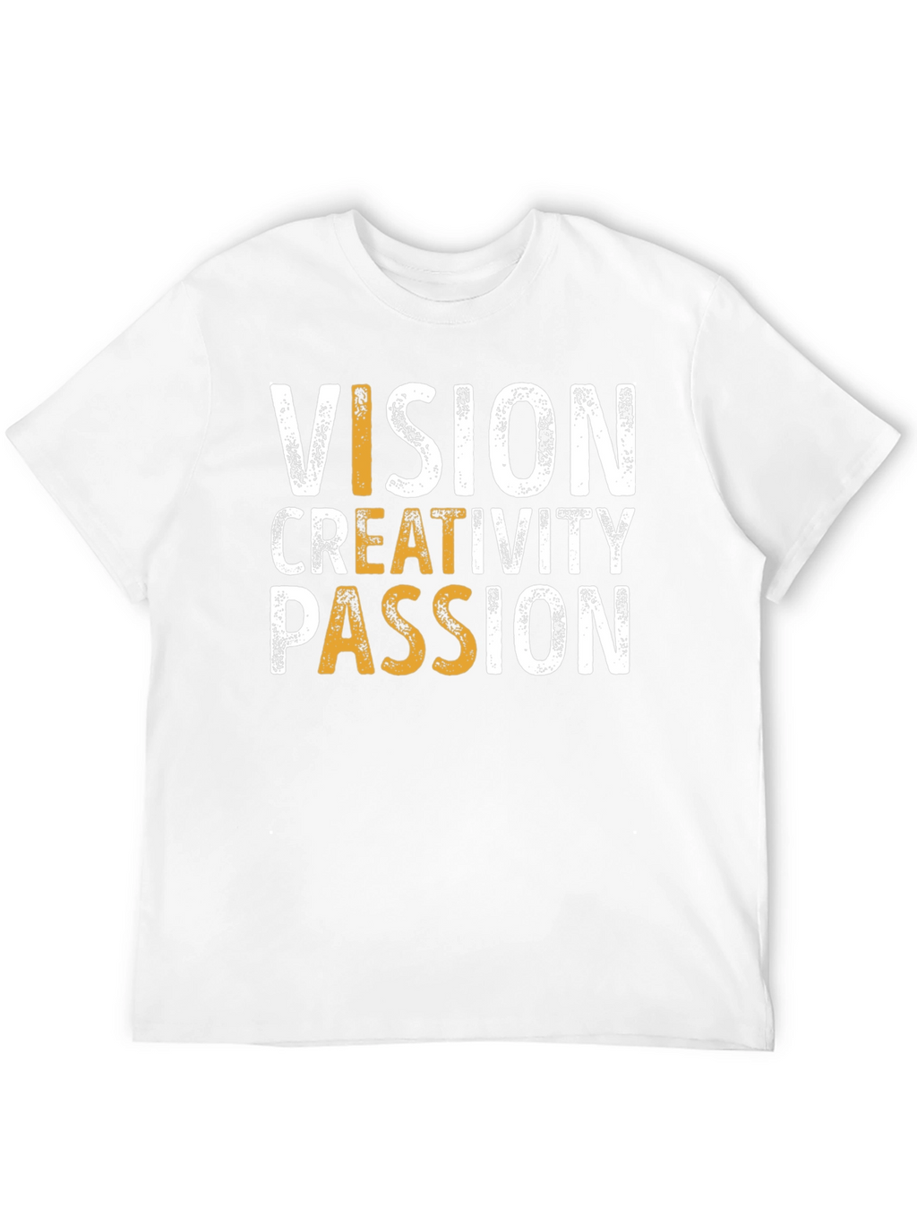 Vision Creativity Passion T-Shirt - Black Graphic Tee