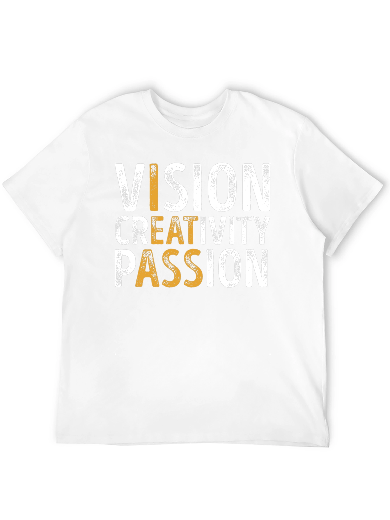 Vision Creativity Passion T-Shirt - Black Graphic Tee
