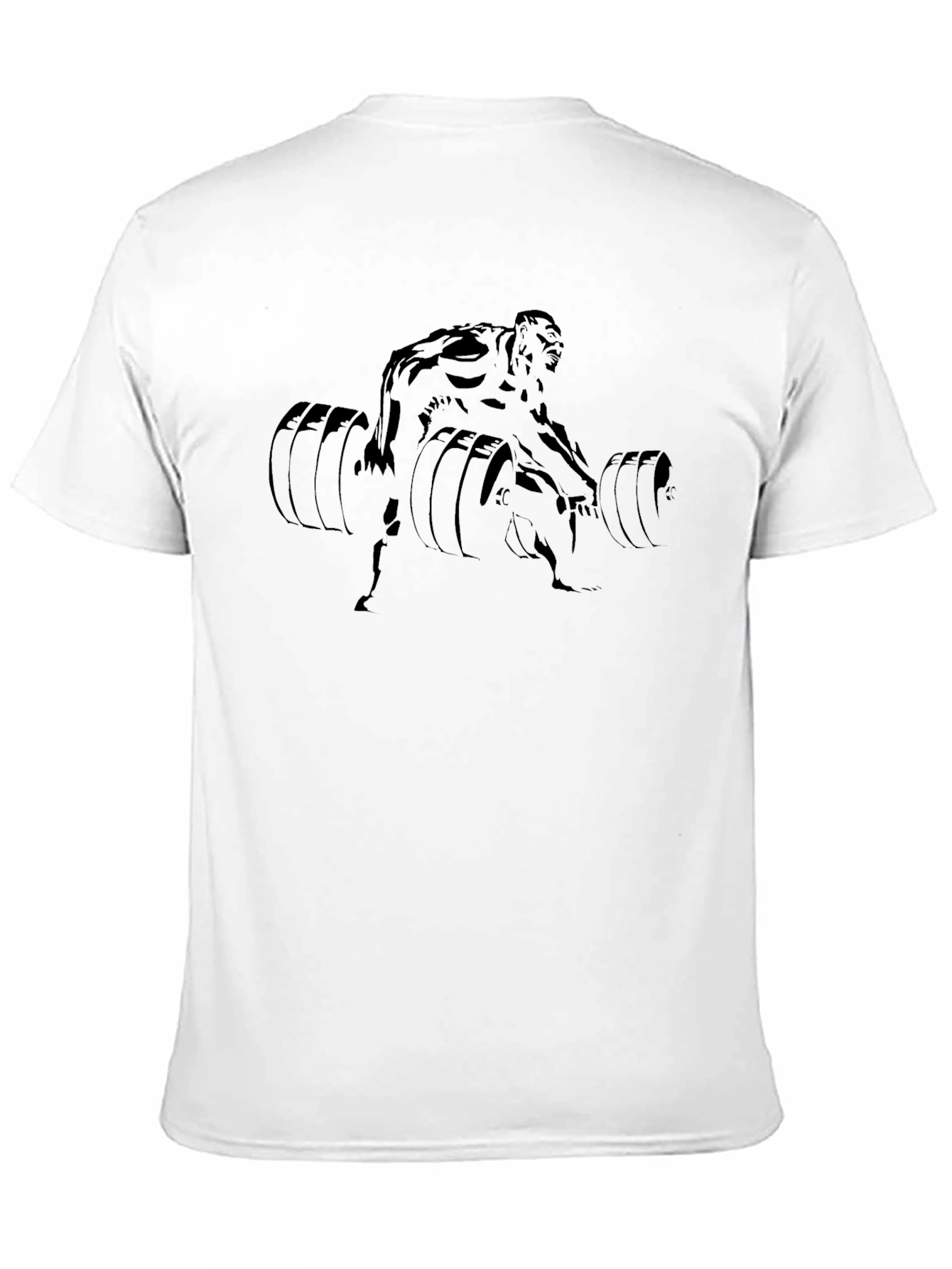 Weightlifter Graphic Black T-Shirt | Gym Apparel
