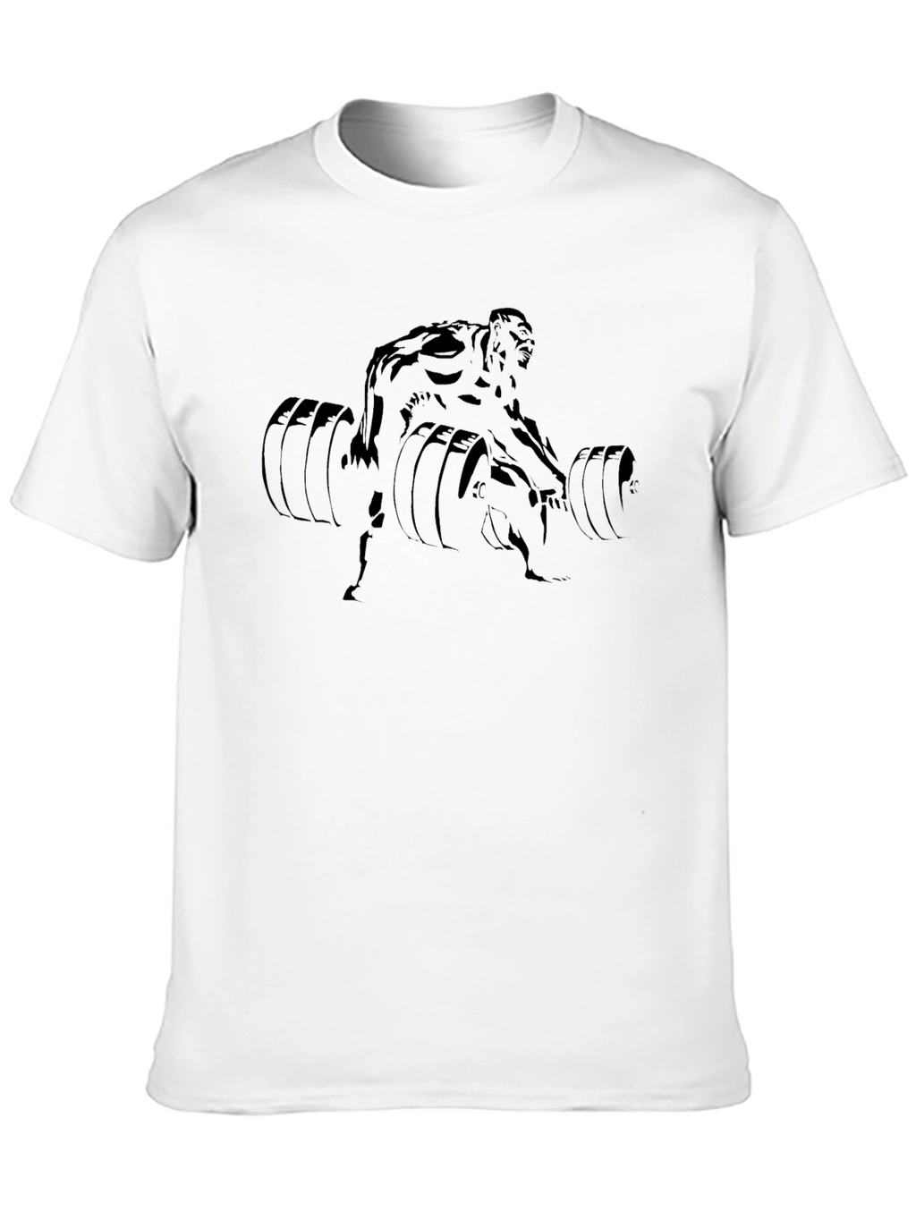 Weightlifter Graphic Black T-Shirt | Gym Apparel