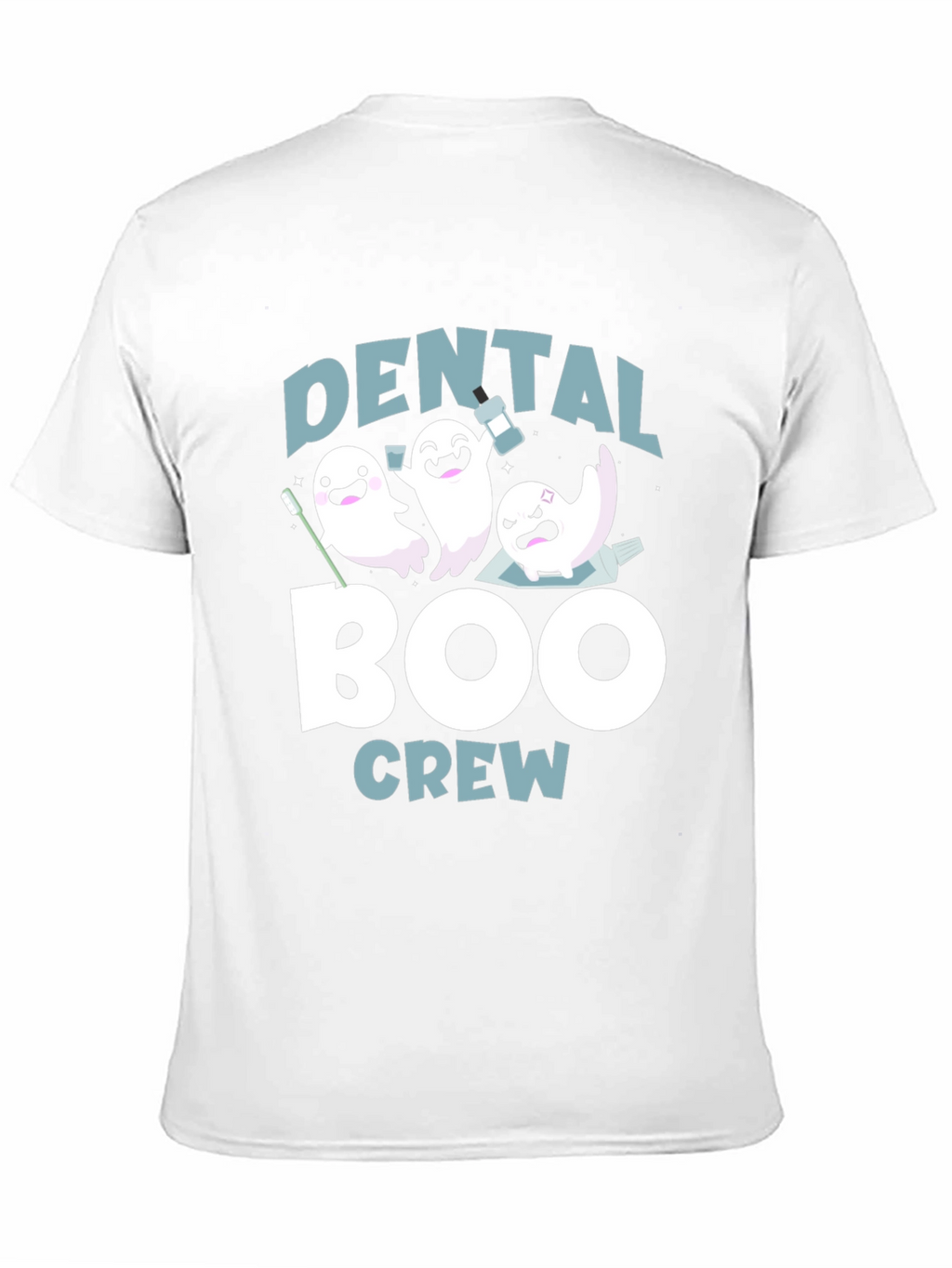 Dental Boo Crew T-Shirt Halloween Dentist Tee