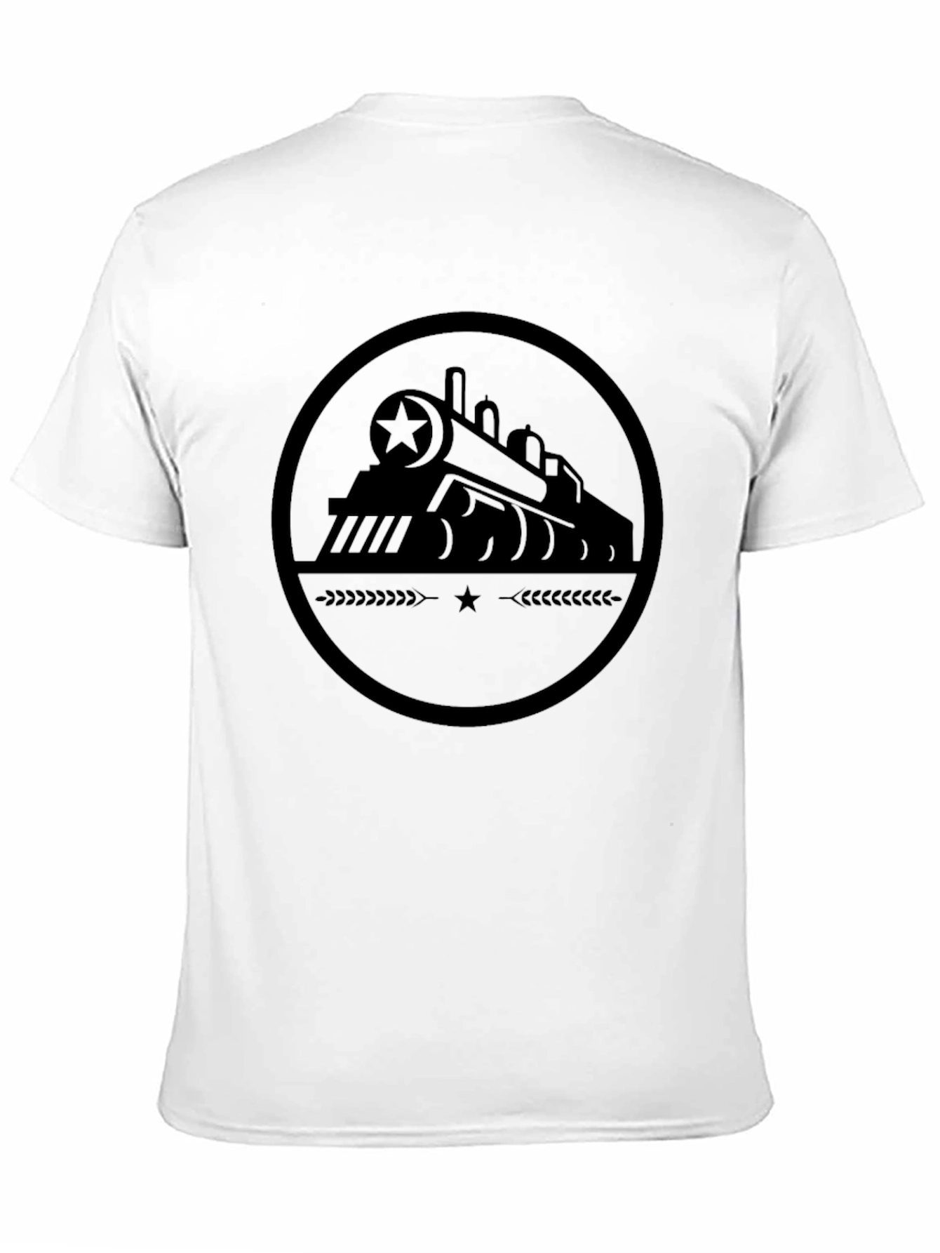 Train Graphic Black T-Shirt