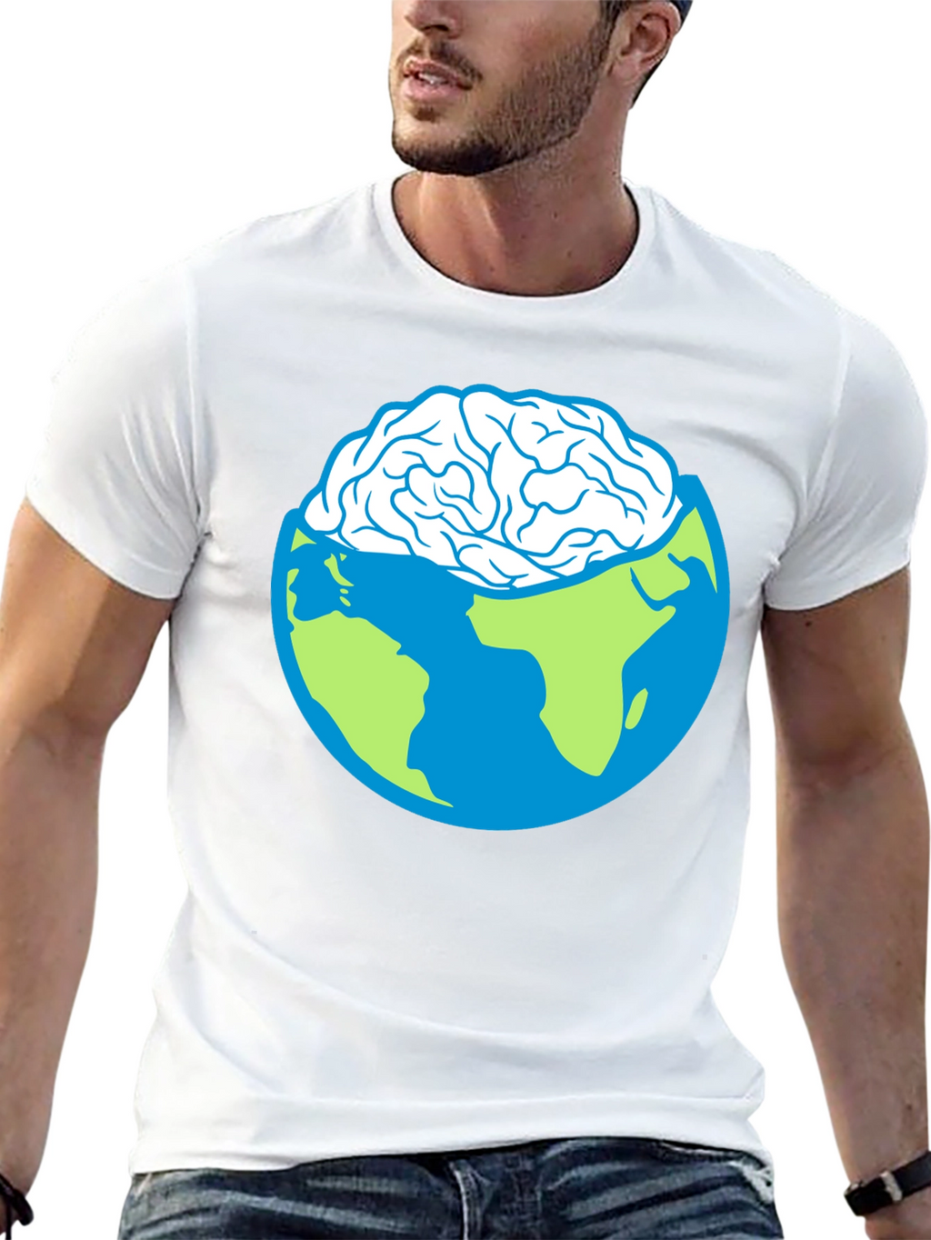 Earth Brain Graphic T-Shirt