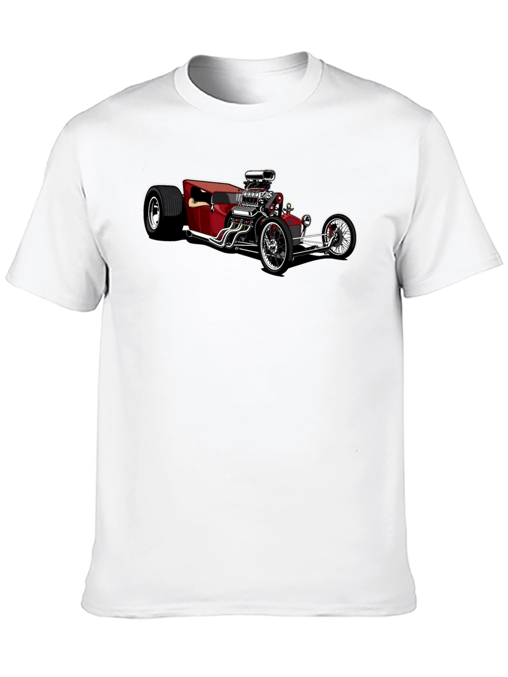 Hot Rod Car Graphic Black T-Shirt