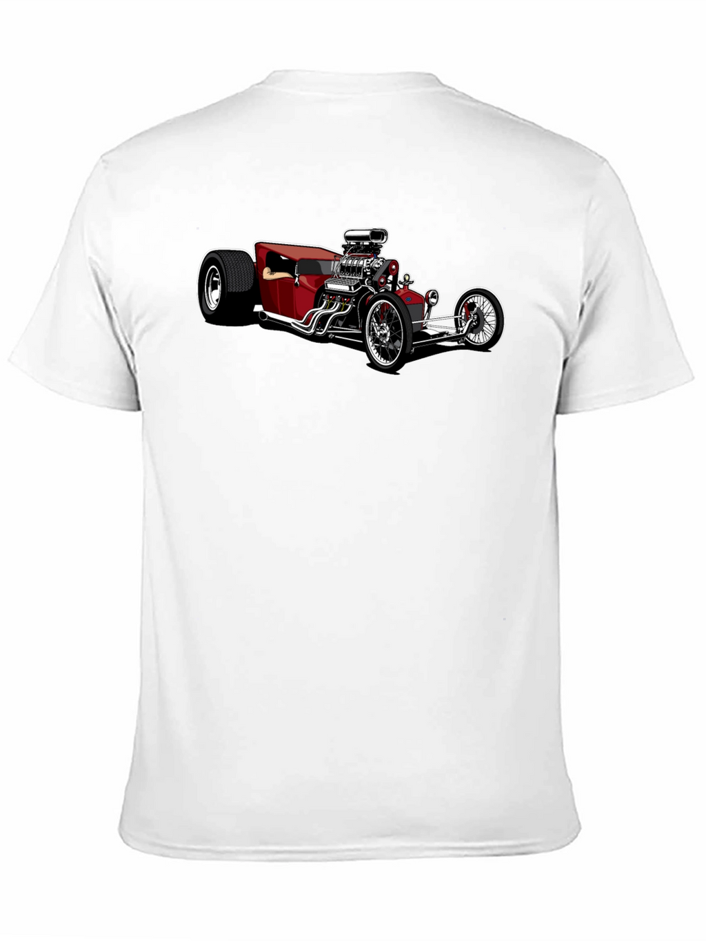 Hot Rod Car Graphic Black T-Shirt