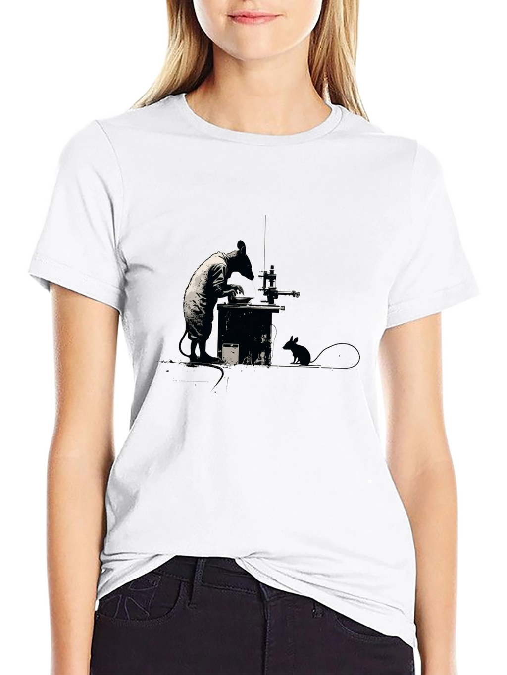 Banksy Rat Artist Graphic Tee