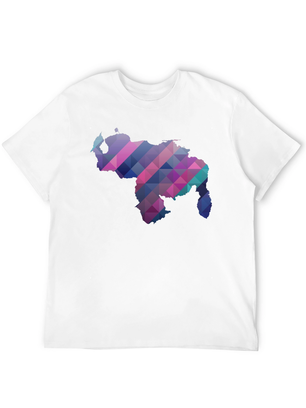 Venezuela Map Geometric Graphic T-Shirt