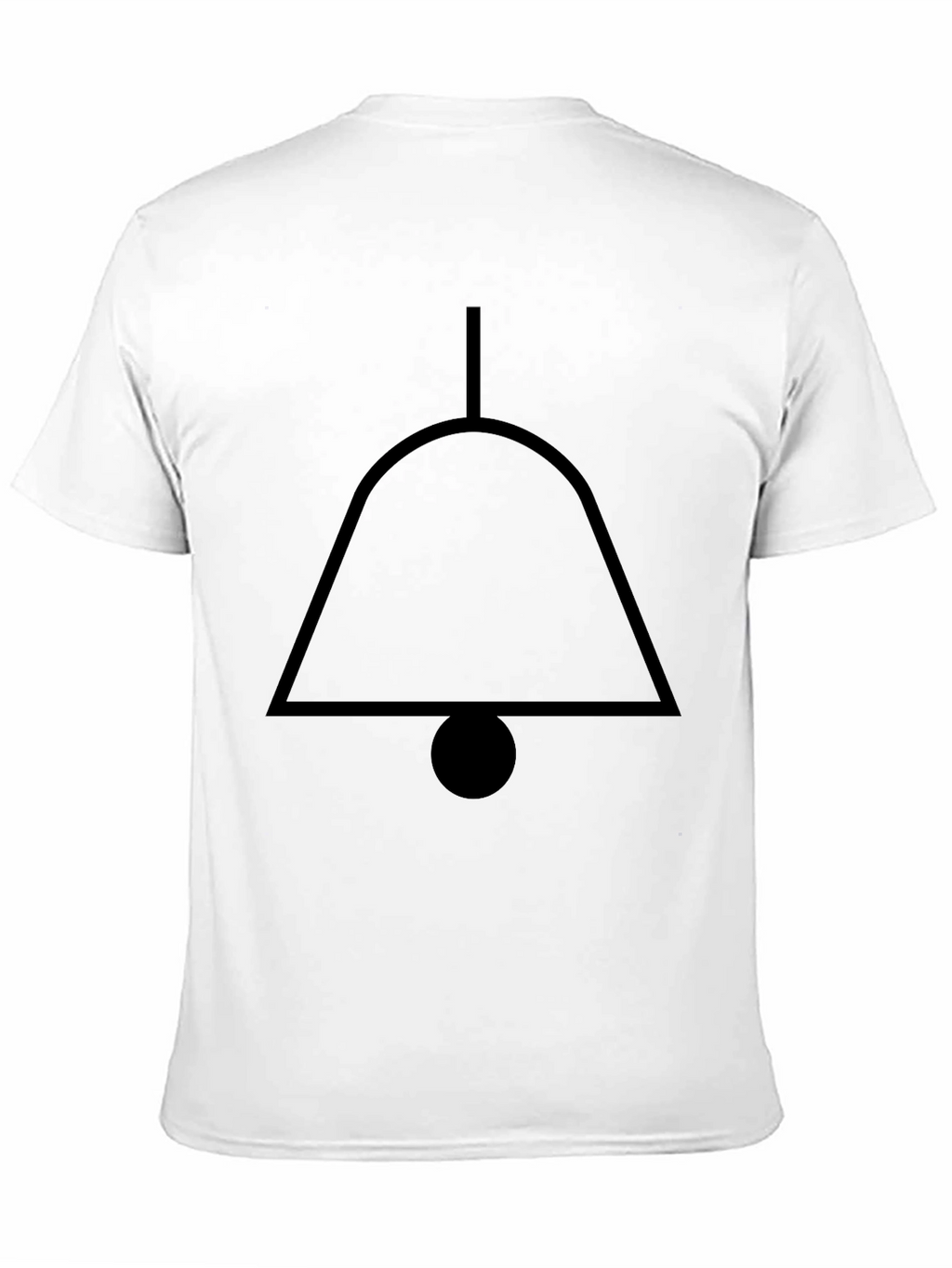 Bell Symbol Black Graphic T-Shirt