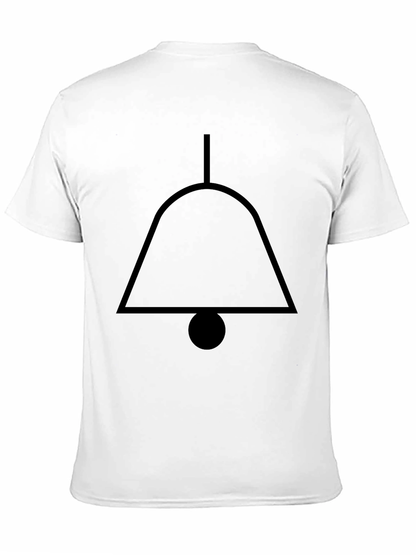 Bell Symbol Black Graphic T-Shirt