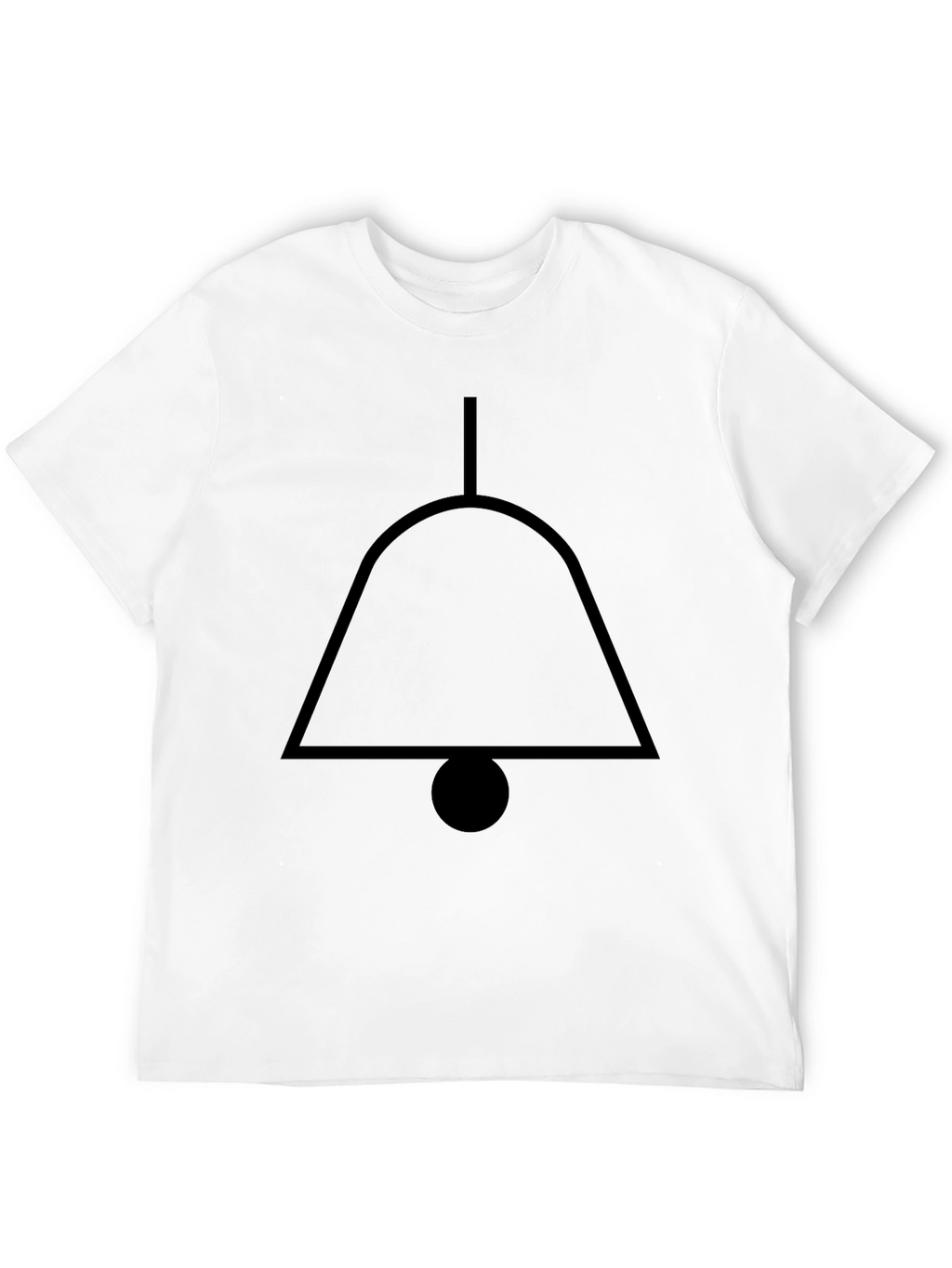 Bell Symbol Black Graphic T-Shirt