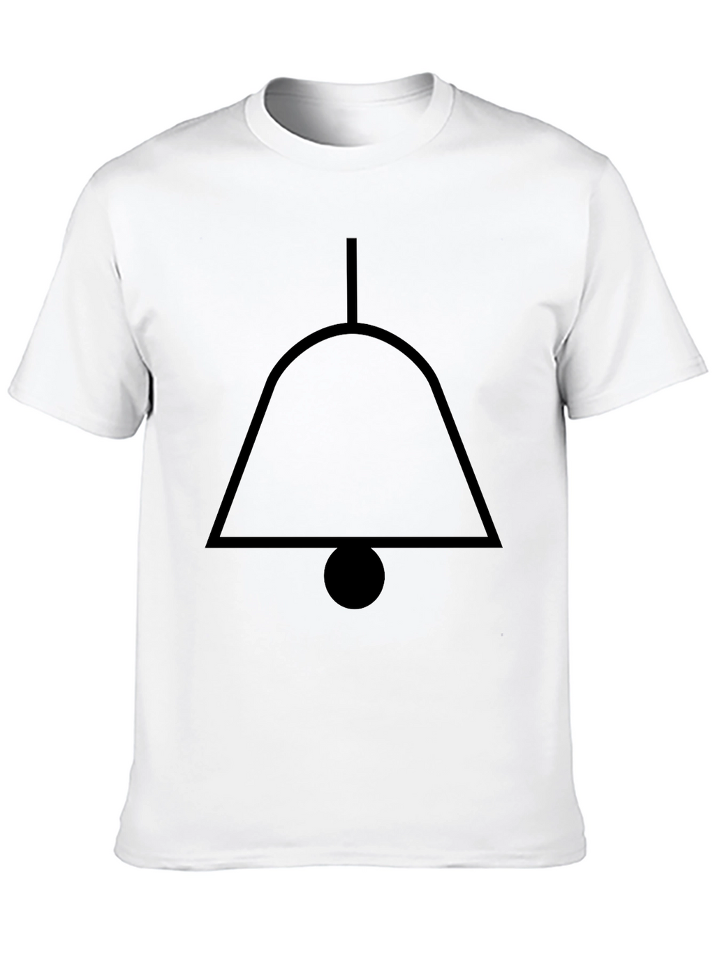 Bell Symbol Black Graphic T-Shirt