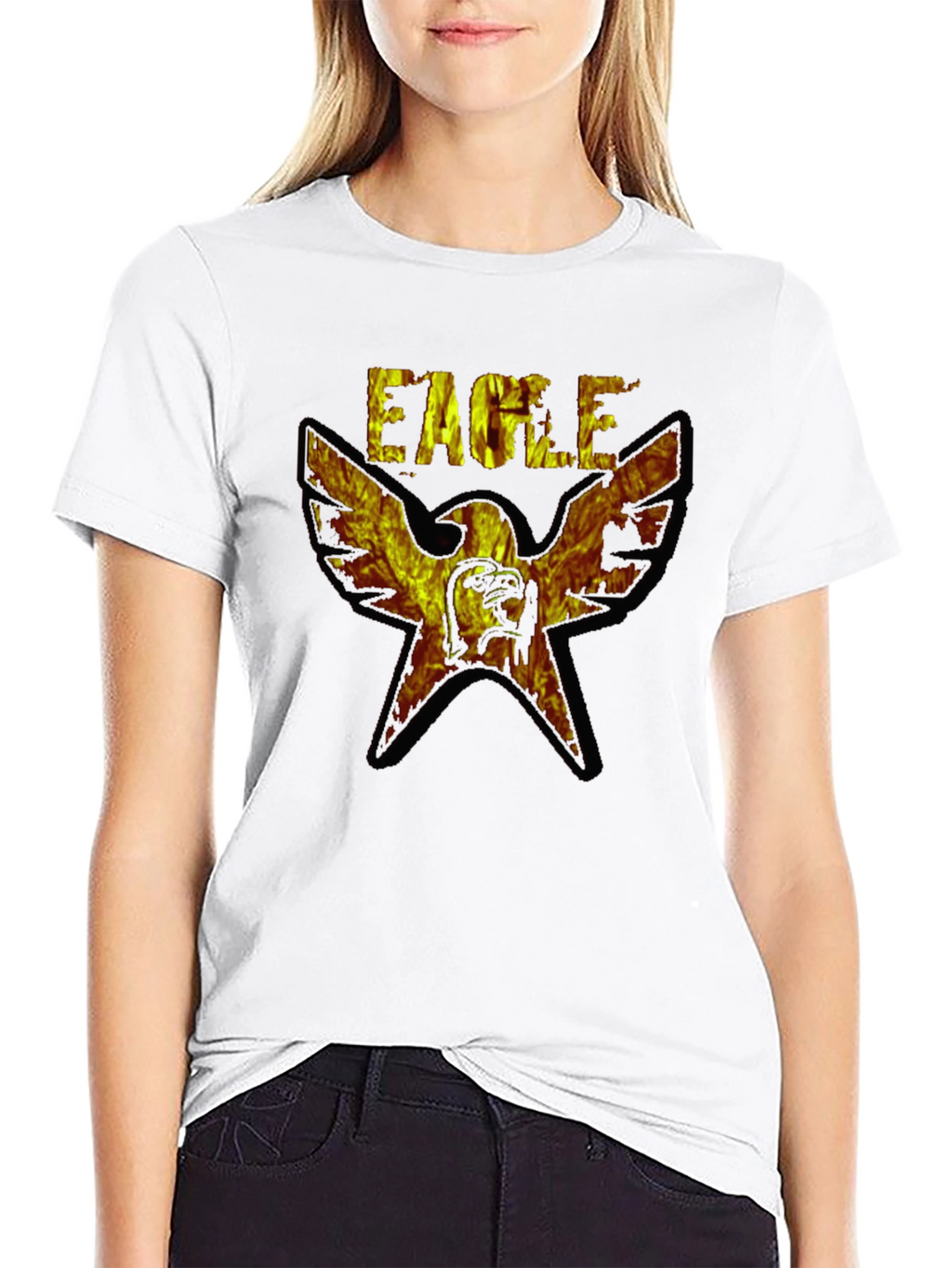 Fiery Eagle Graphic T-Shirt - Bold & Unique Design