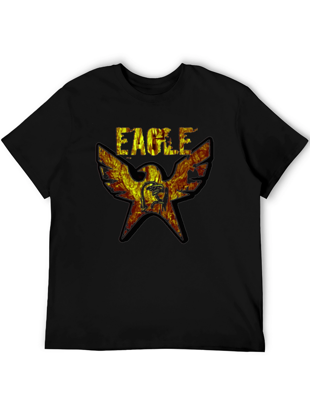 Fiery Eagle Graphic T-Shirt - Bold & Unique Design