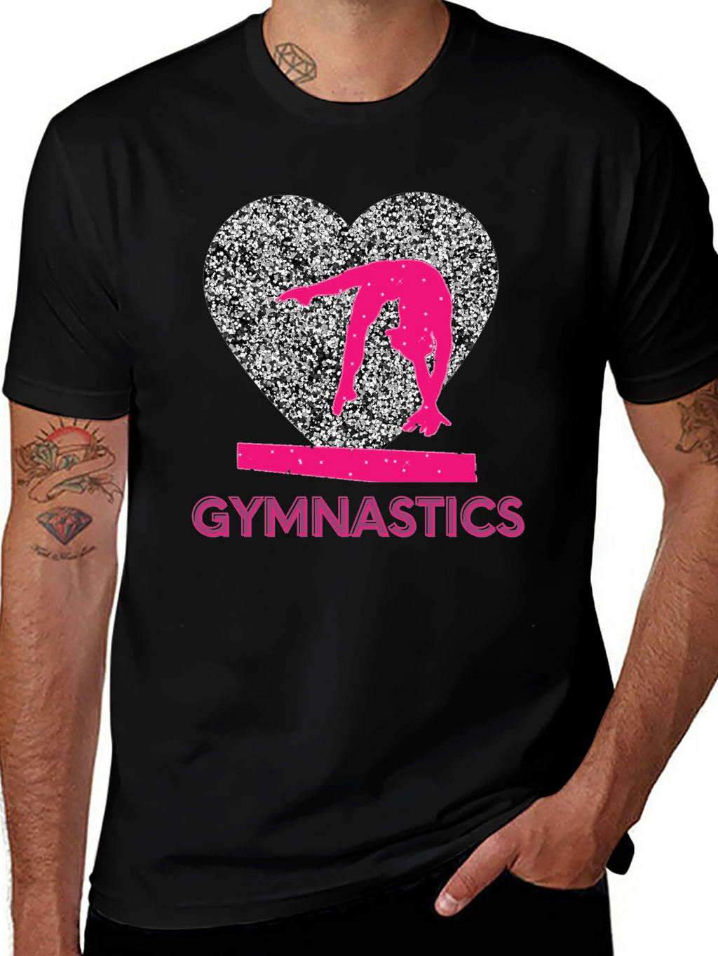 Gymnastics Heart T-Shirt - Sporty Style
