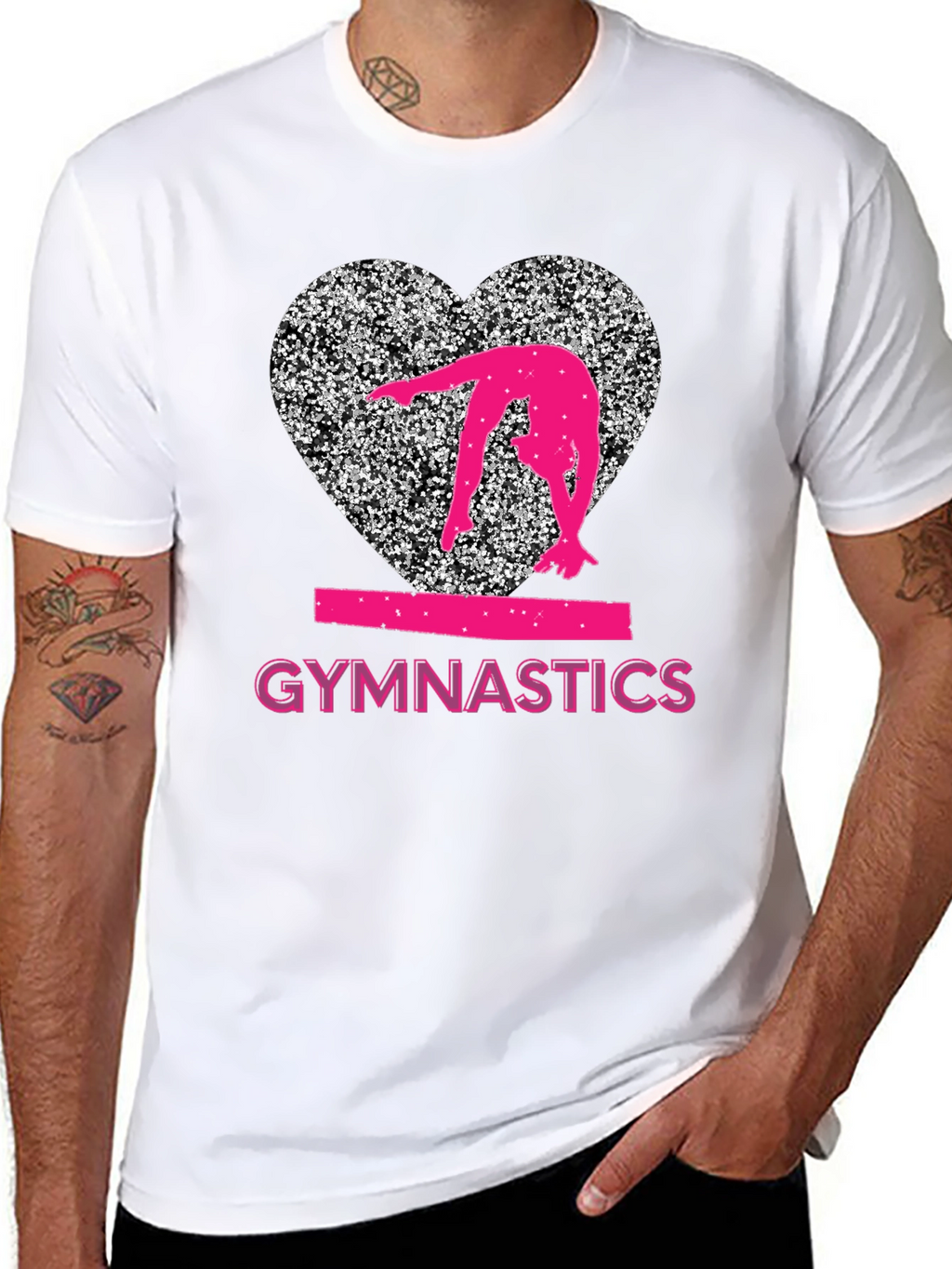 Gymnastics Heart T-Shirt - Sporty Style