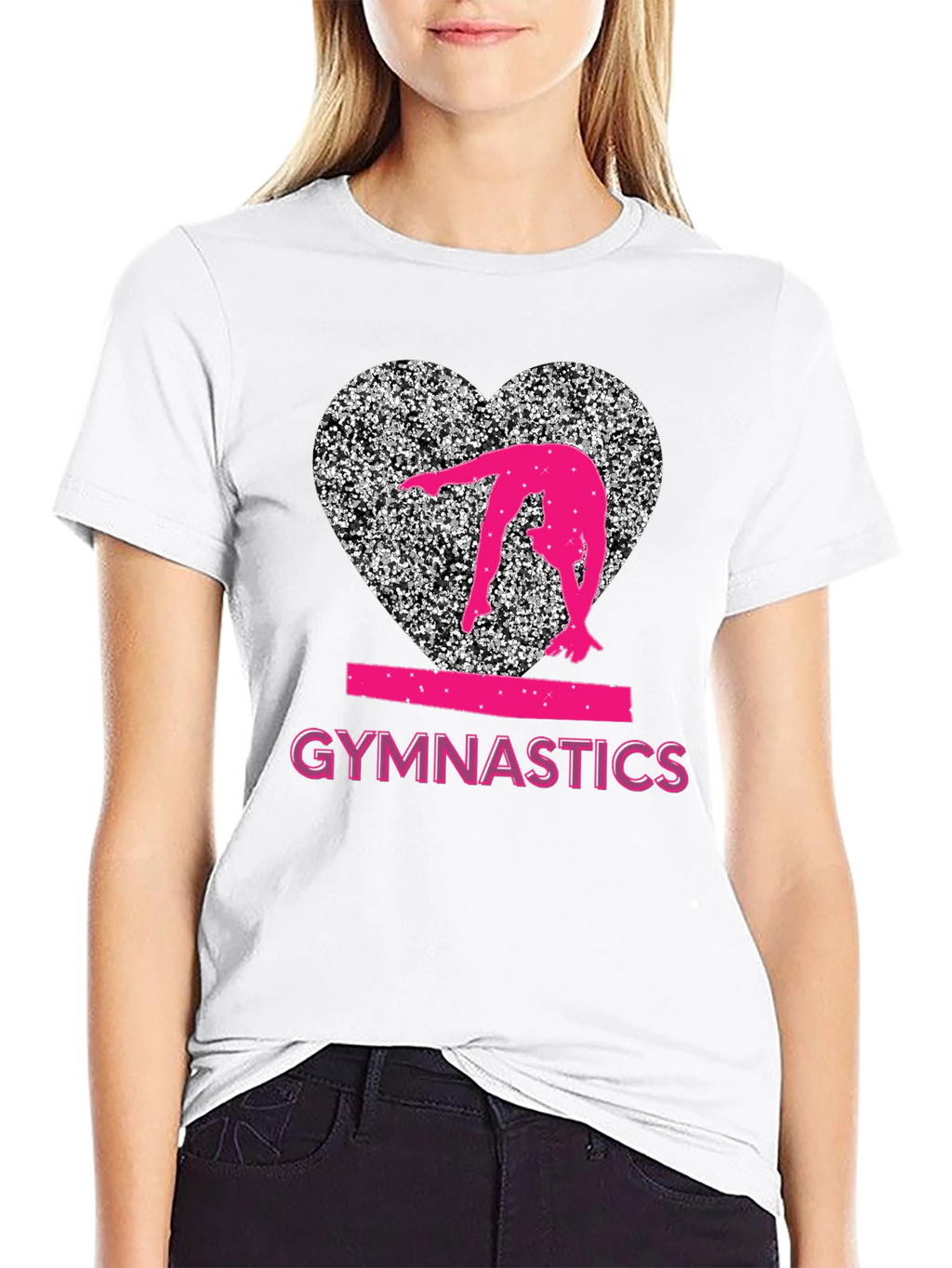 Gymnastics Heart T-Shirt - Sporty Style
