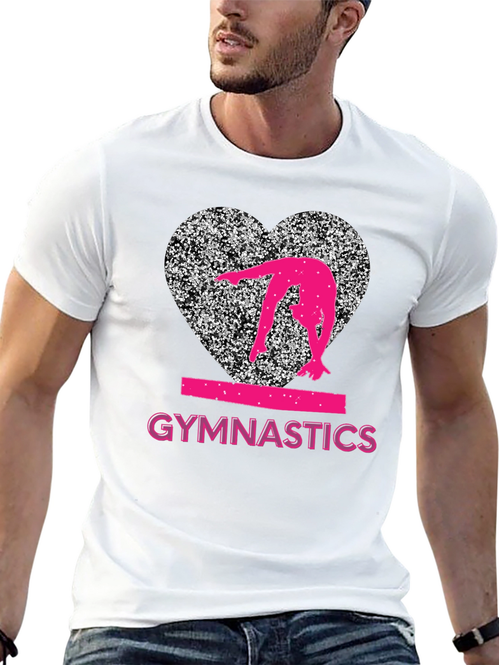 Gymnastics Heart T-Shirt - Sporty Style