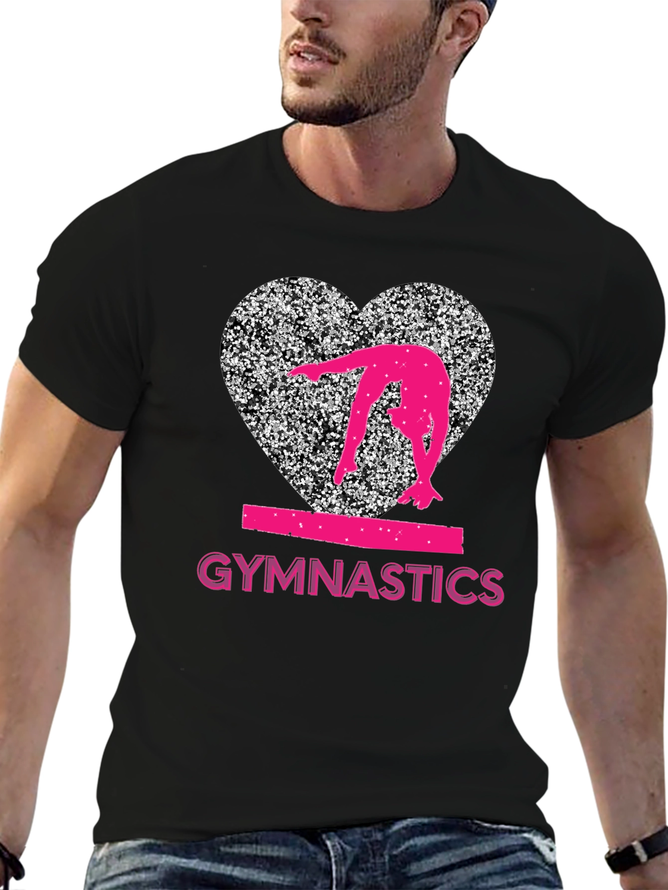 Gymnastics Heart T-Shirt - Sporty Style