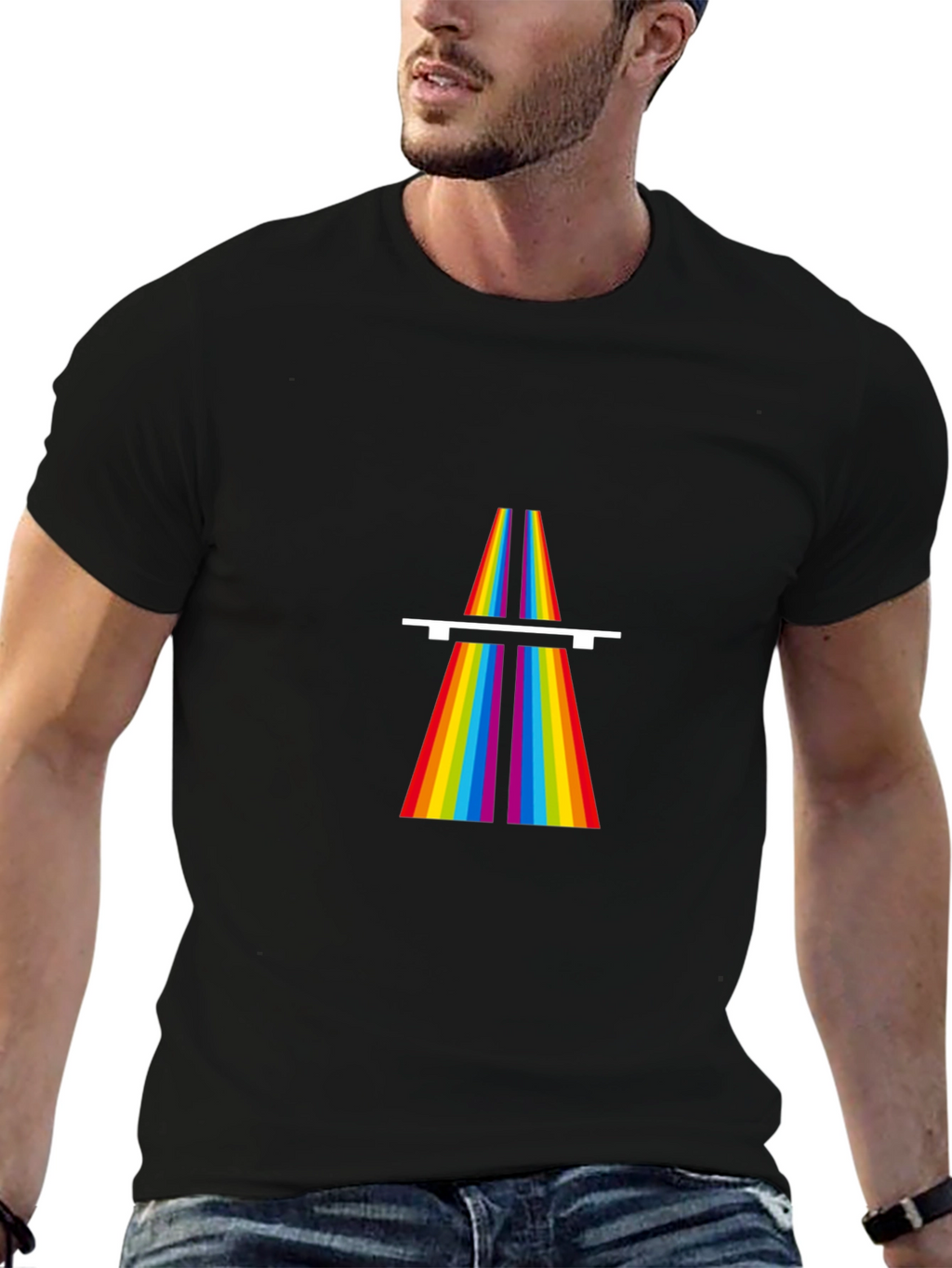 Rainbow Prism Tee - Classic Design