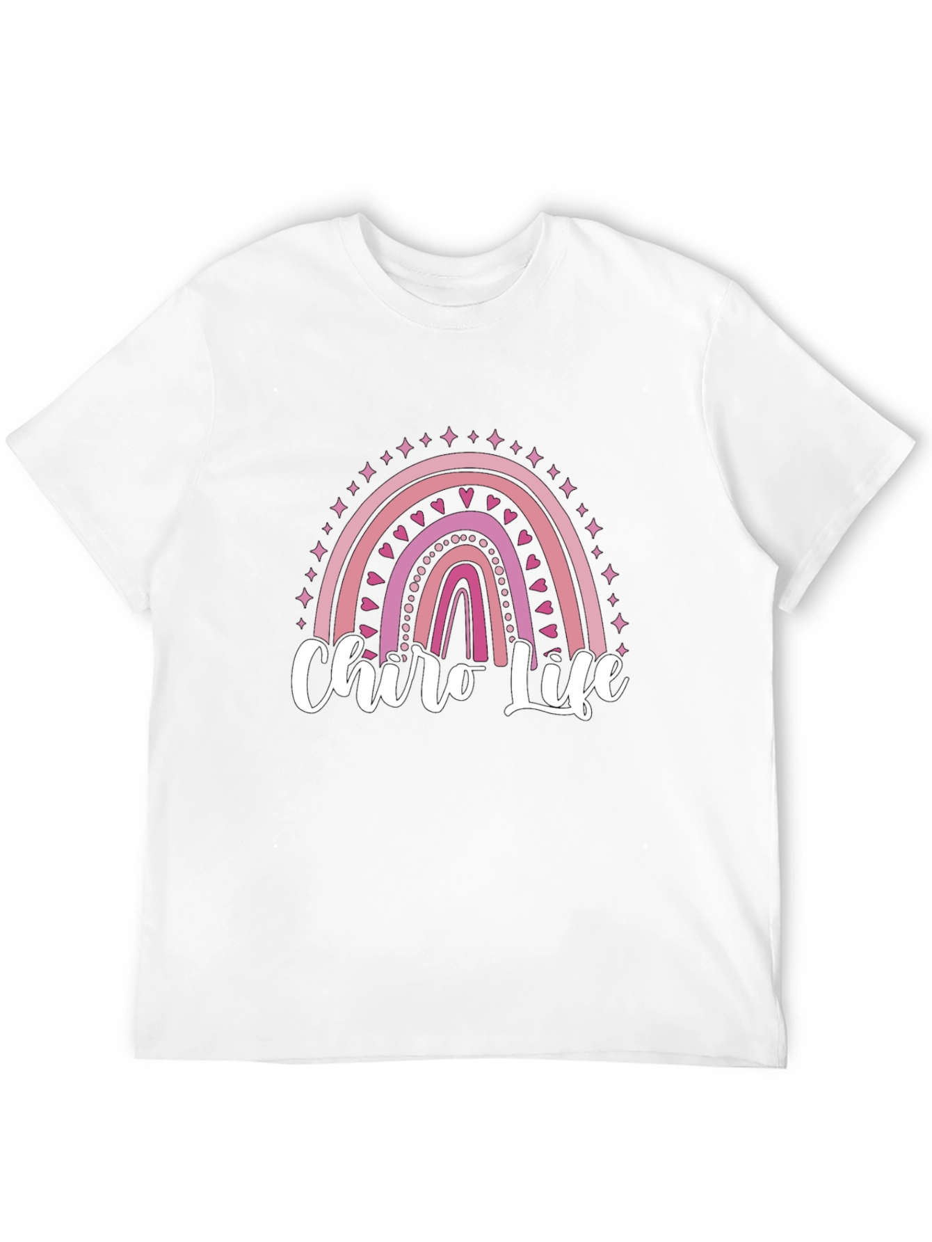 Chiro Life Rainbow Graphic T-Shirt