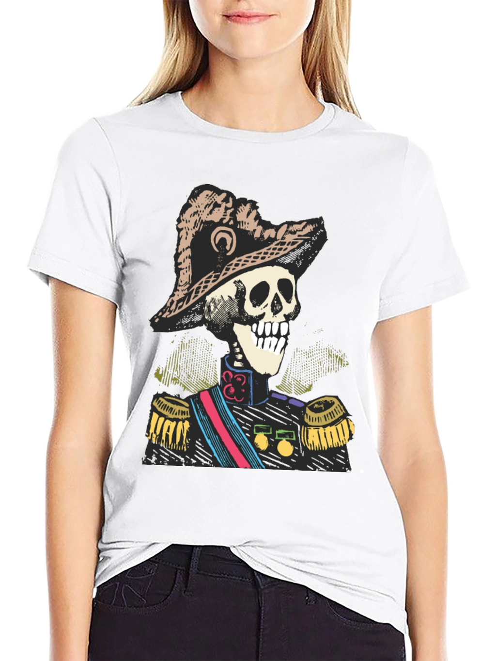 Skeleton General T-Shirt - Unique Design