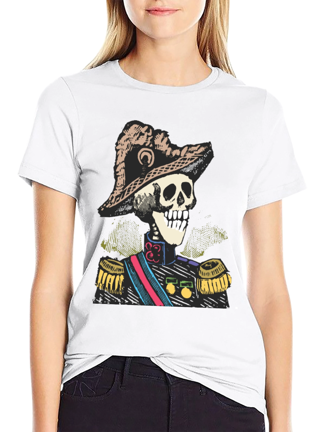 Skeleton General T-Shirt - Unique Design
