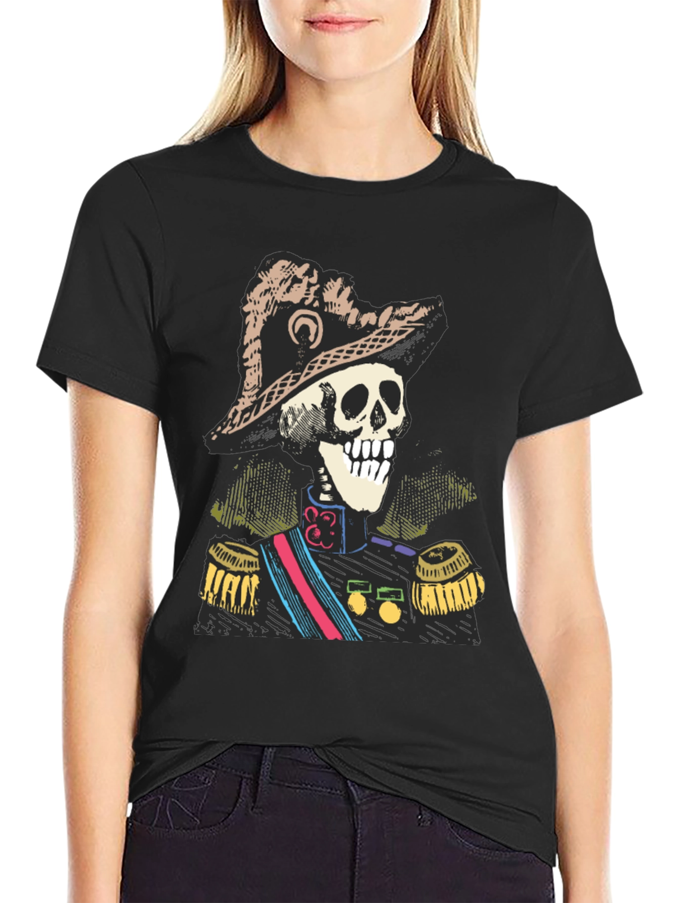 Skeleton General T-Shirt - Unique Design