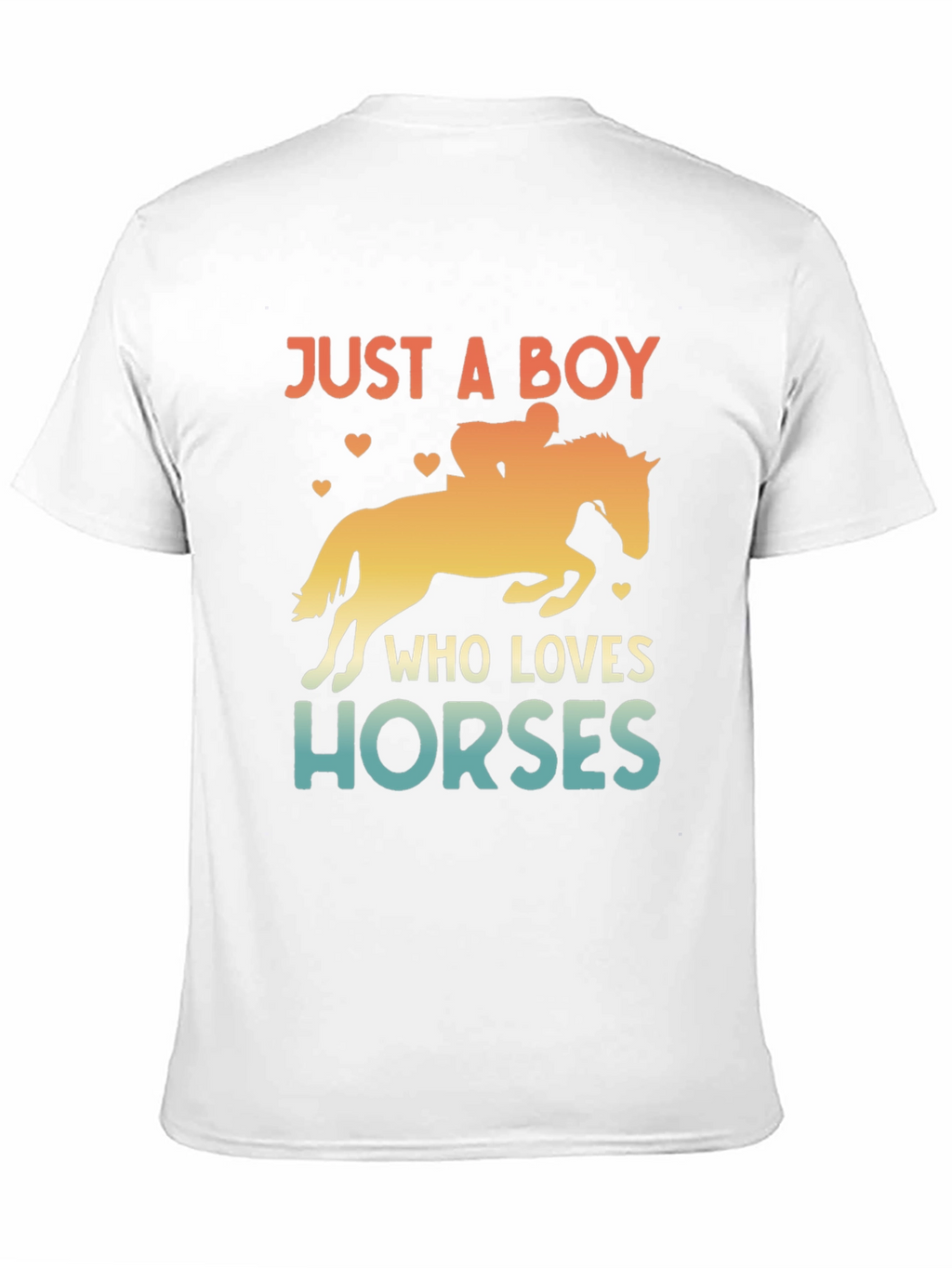Just a Boy Who Loves Horses T-Shirt
