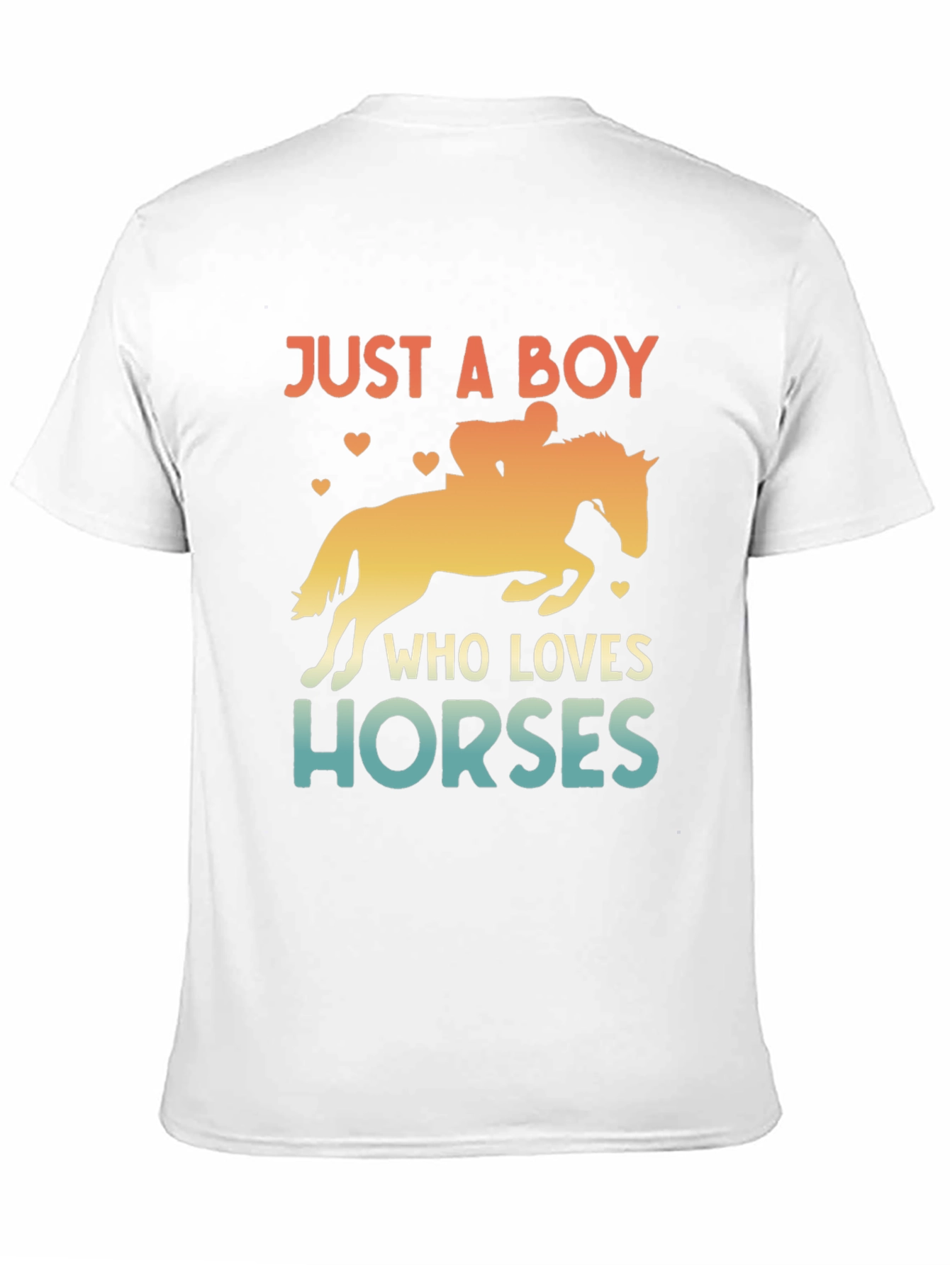 Just a Boy Who Loves Horses T-Shirt
