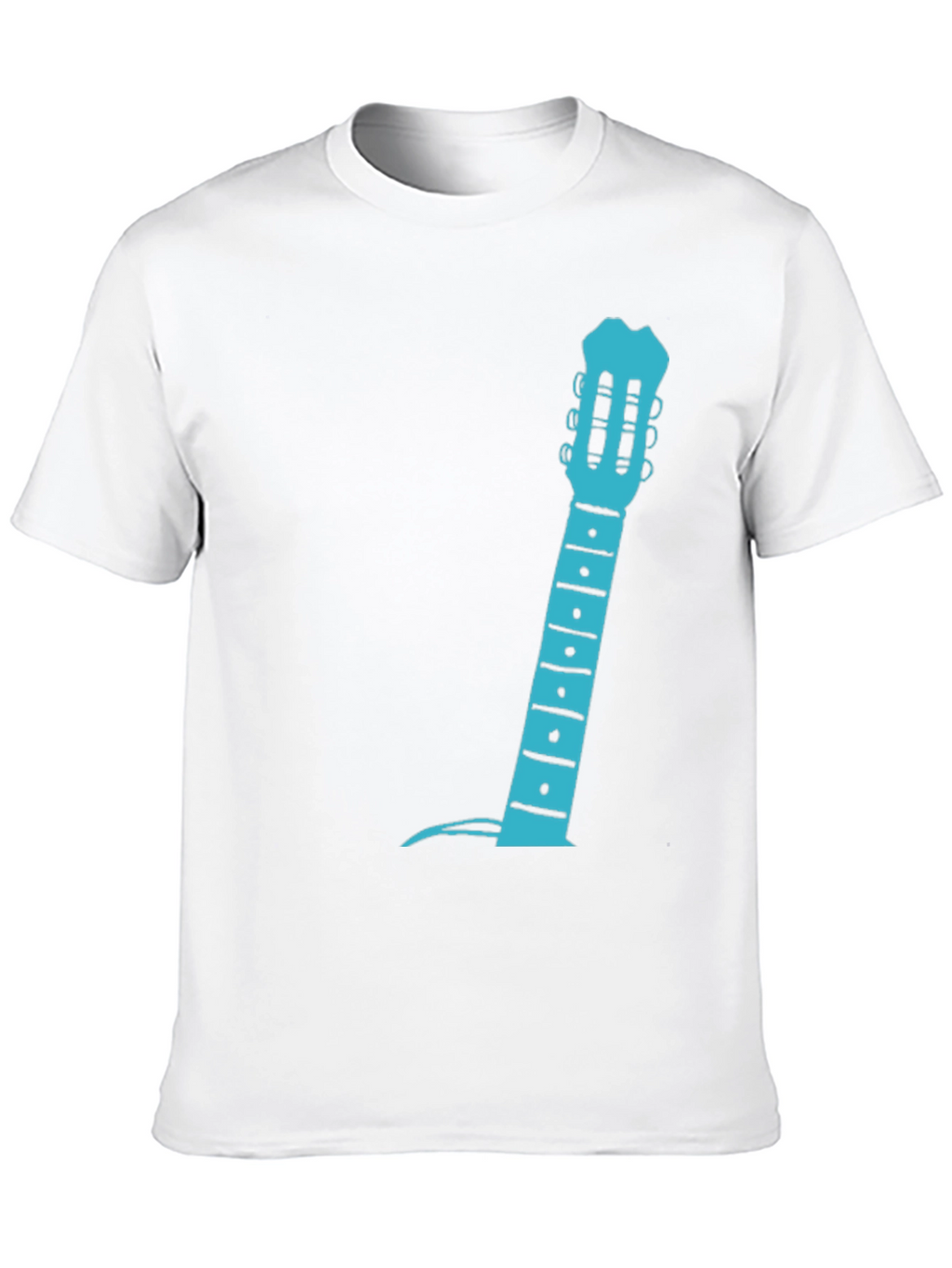 Guitar Neck Graphic Tee - Black