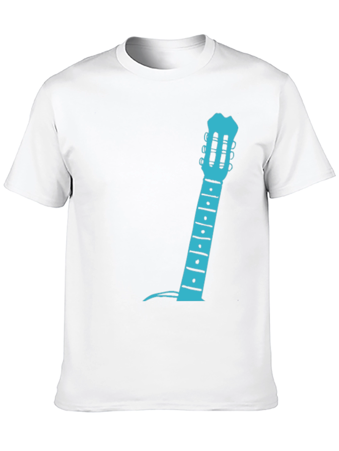 Guitar Neck Graphic Tee - Black