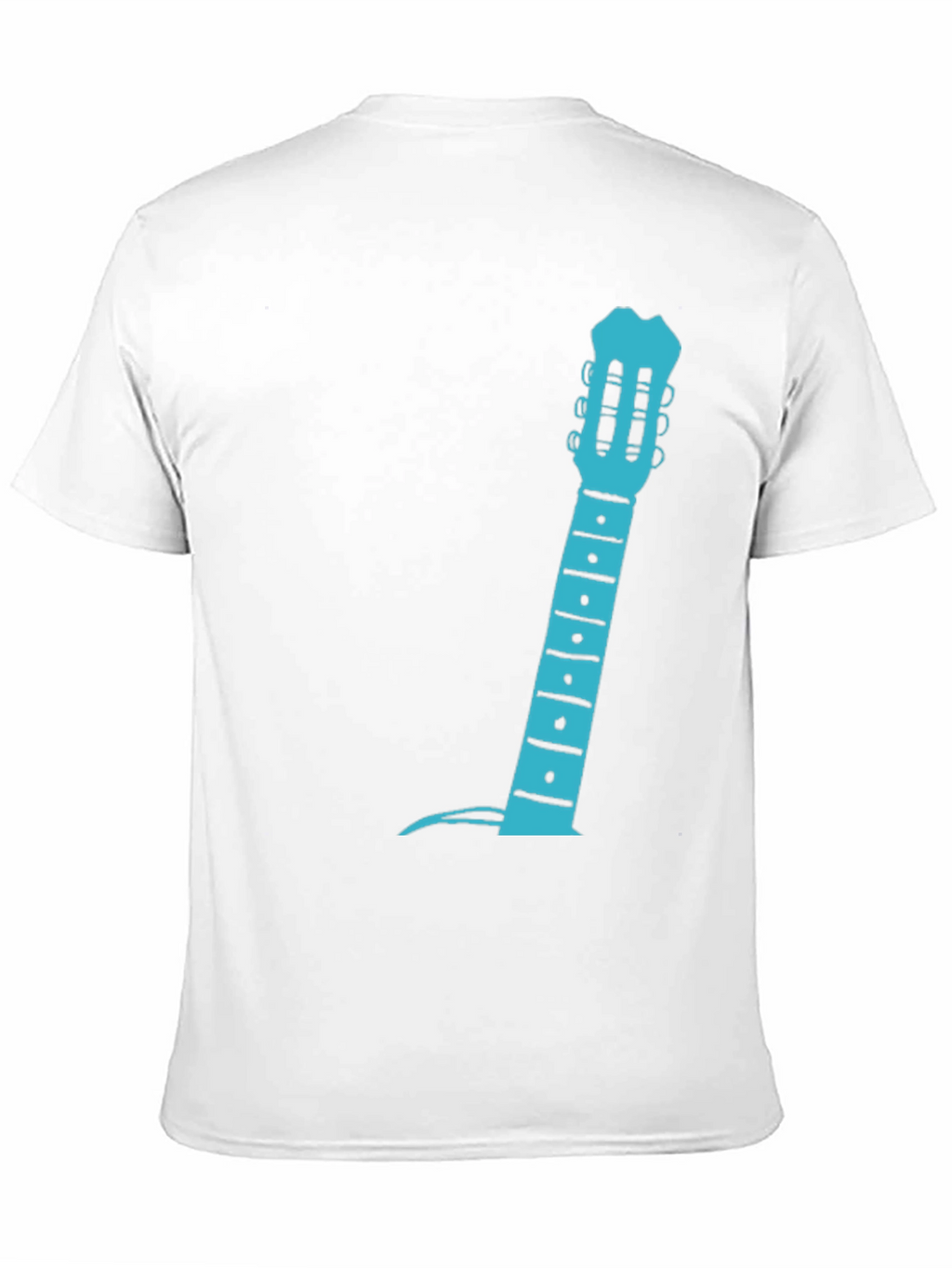 Guitar Neck Graphic Tee - Black