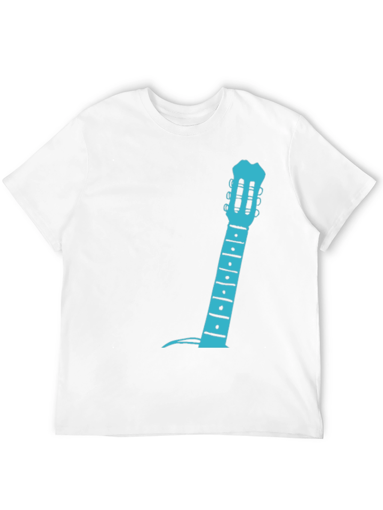 Guitar Neck Graphic Tee - Black