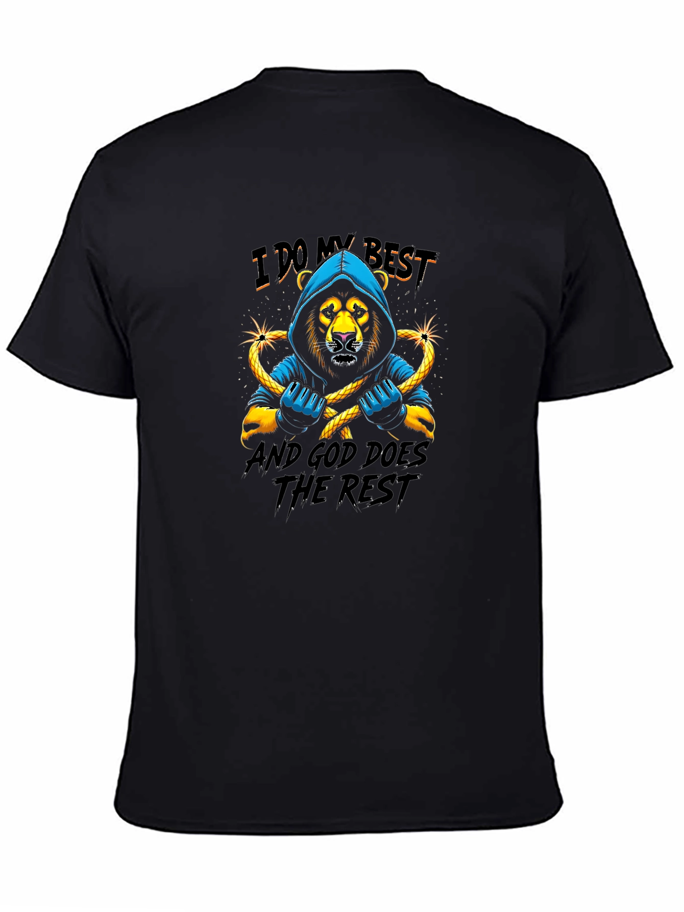 I Do My Best Lion Graphic T-Shirt
