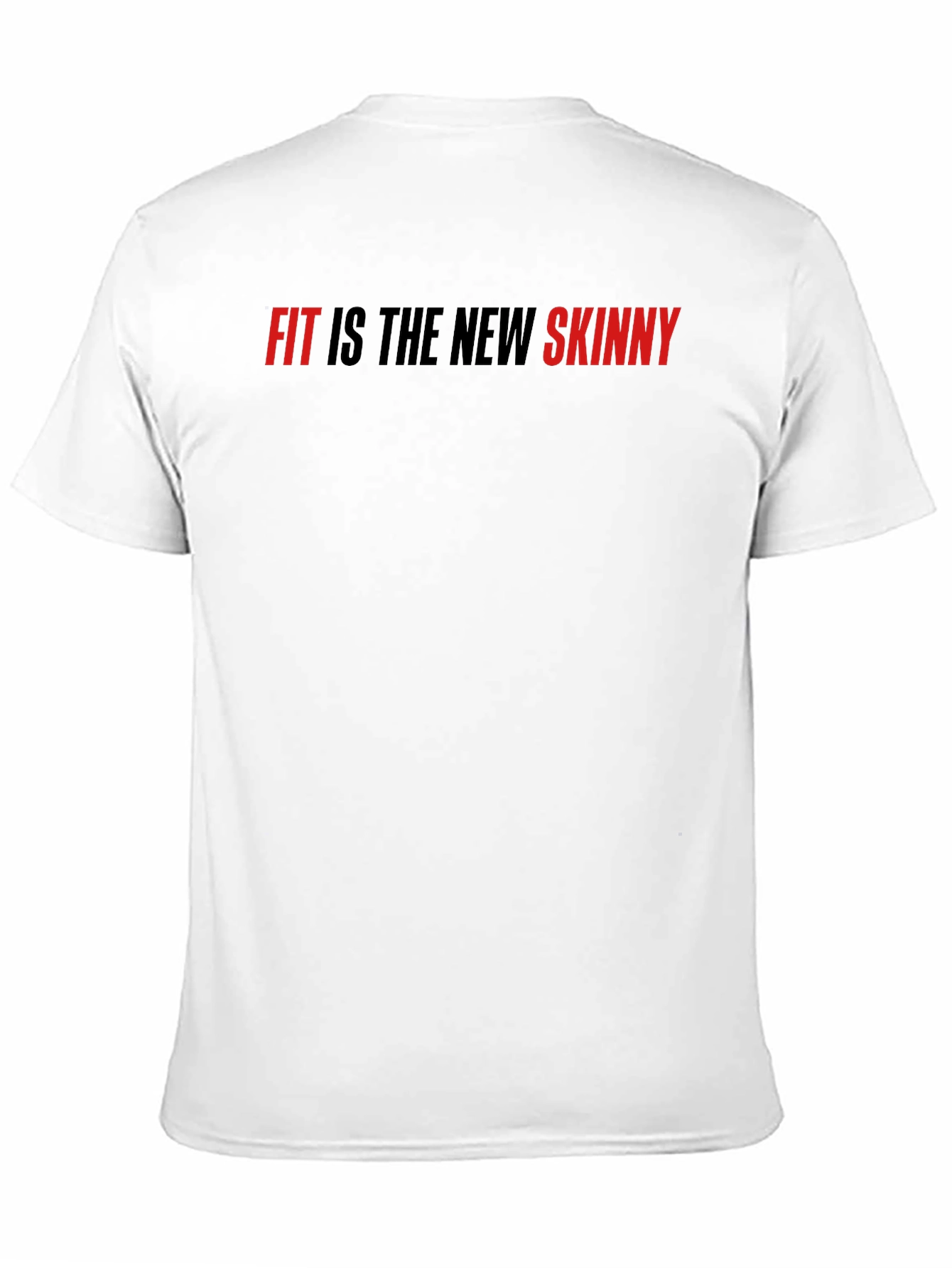Fit is the New Skinny Black Graphic Tee