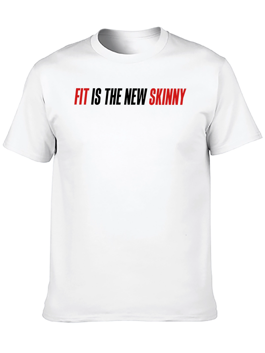 Fit is the New Skinny Black Graphic Tee