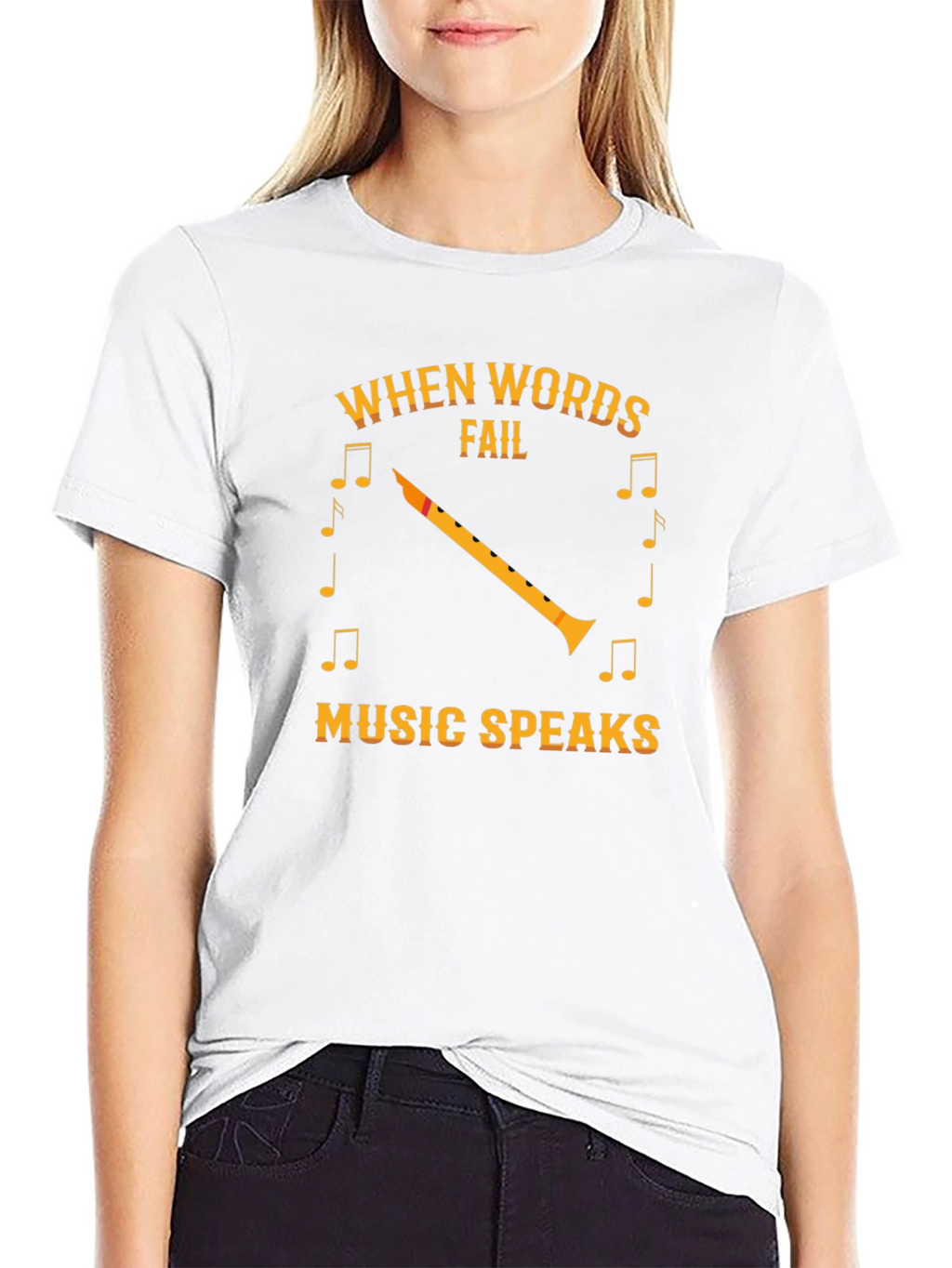 Music Speaks Graphic T-Shirt