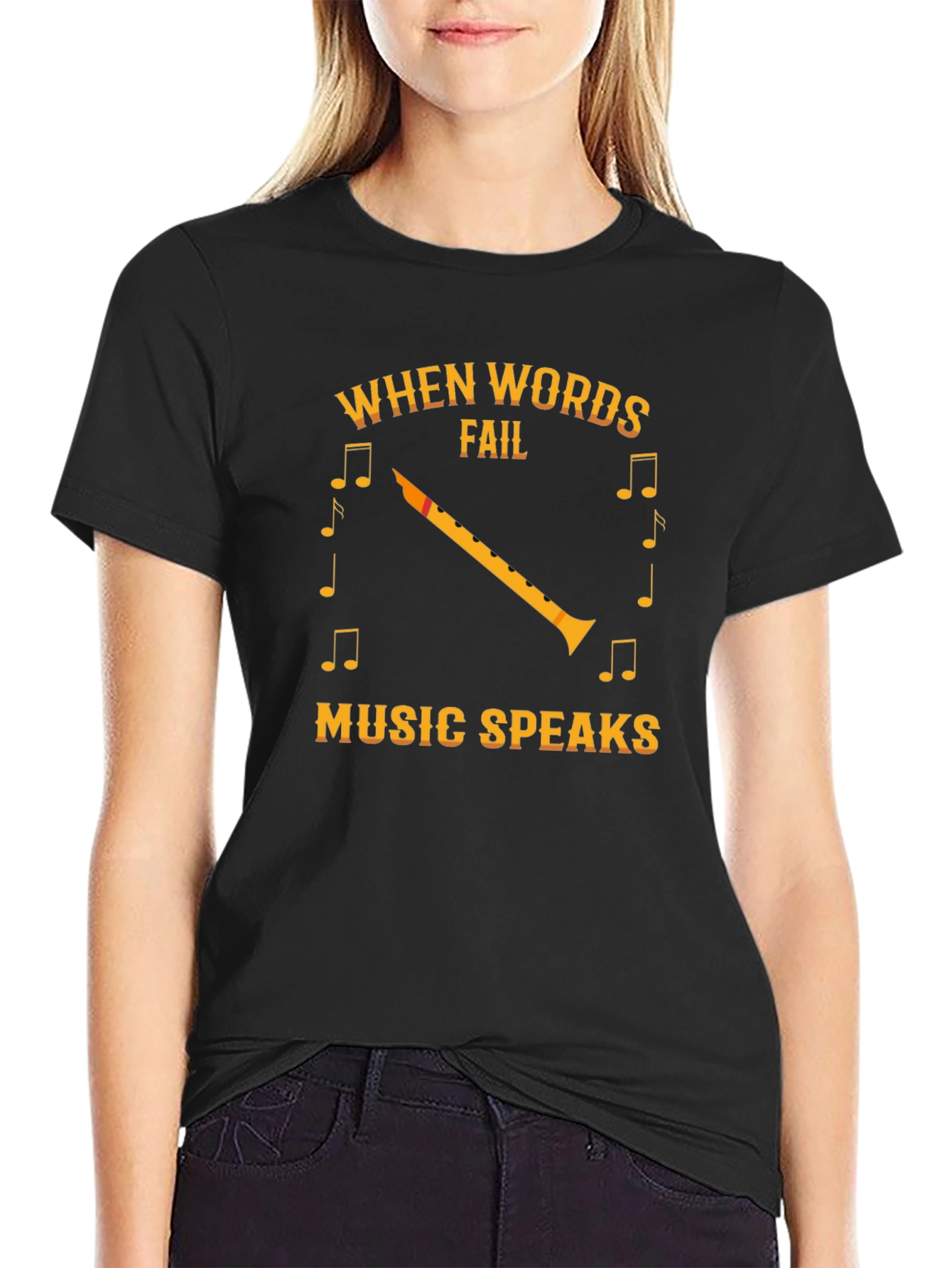 Music Speaks Graphic T-Shirt