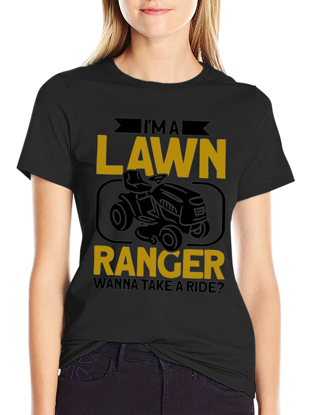 Lawn Ranger Graphic Tee - Ride-On Mower T-Shirt