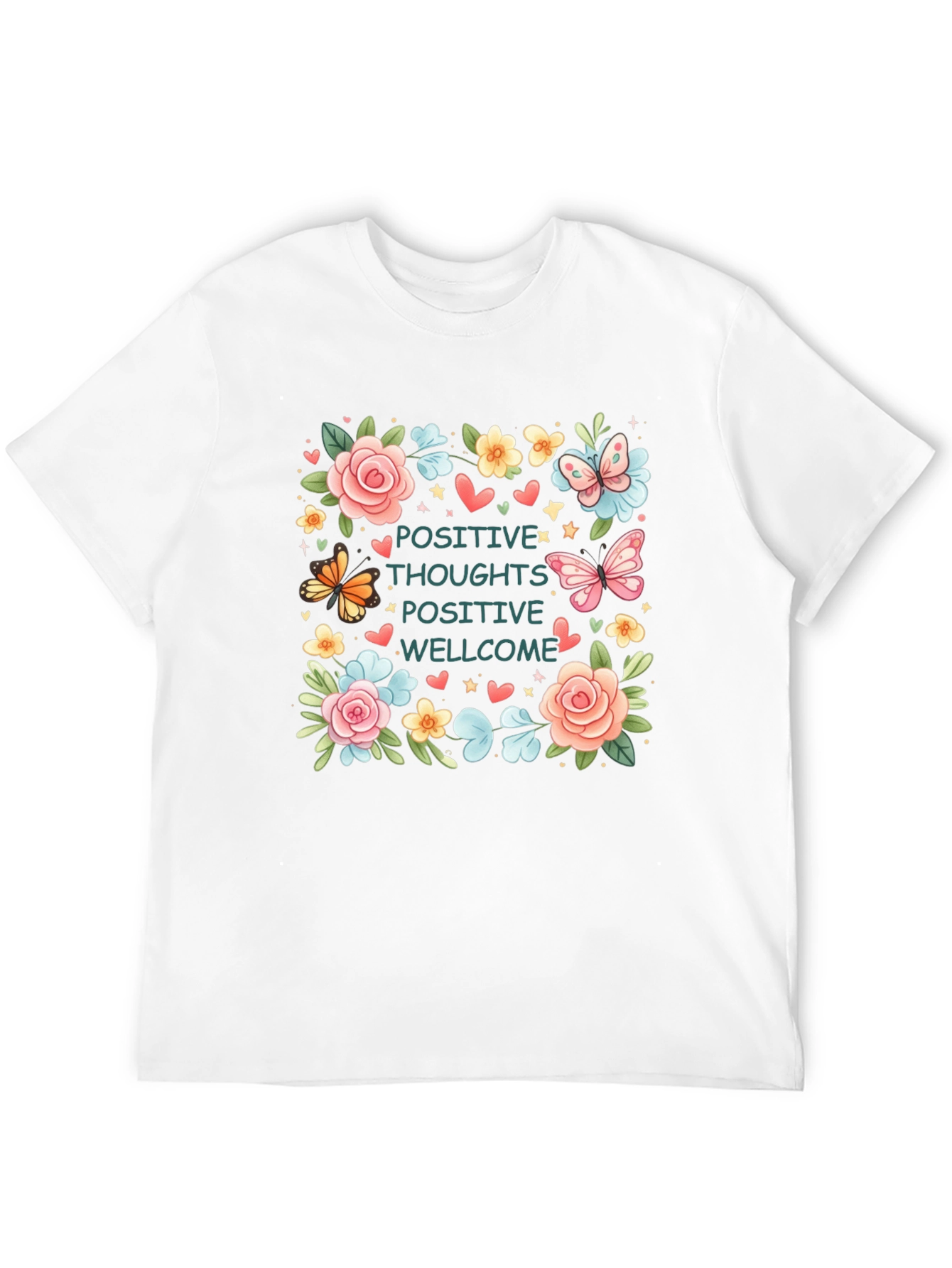 Positive Thoughts Graphic T-Shirt