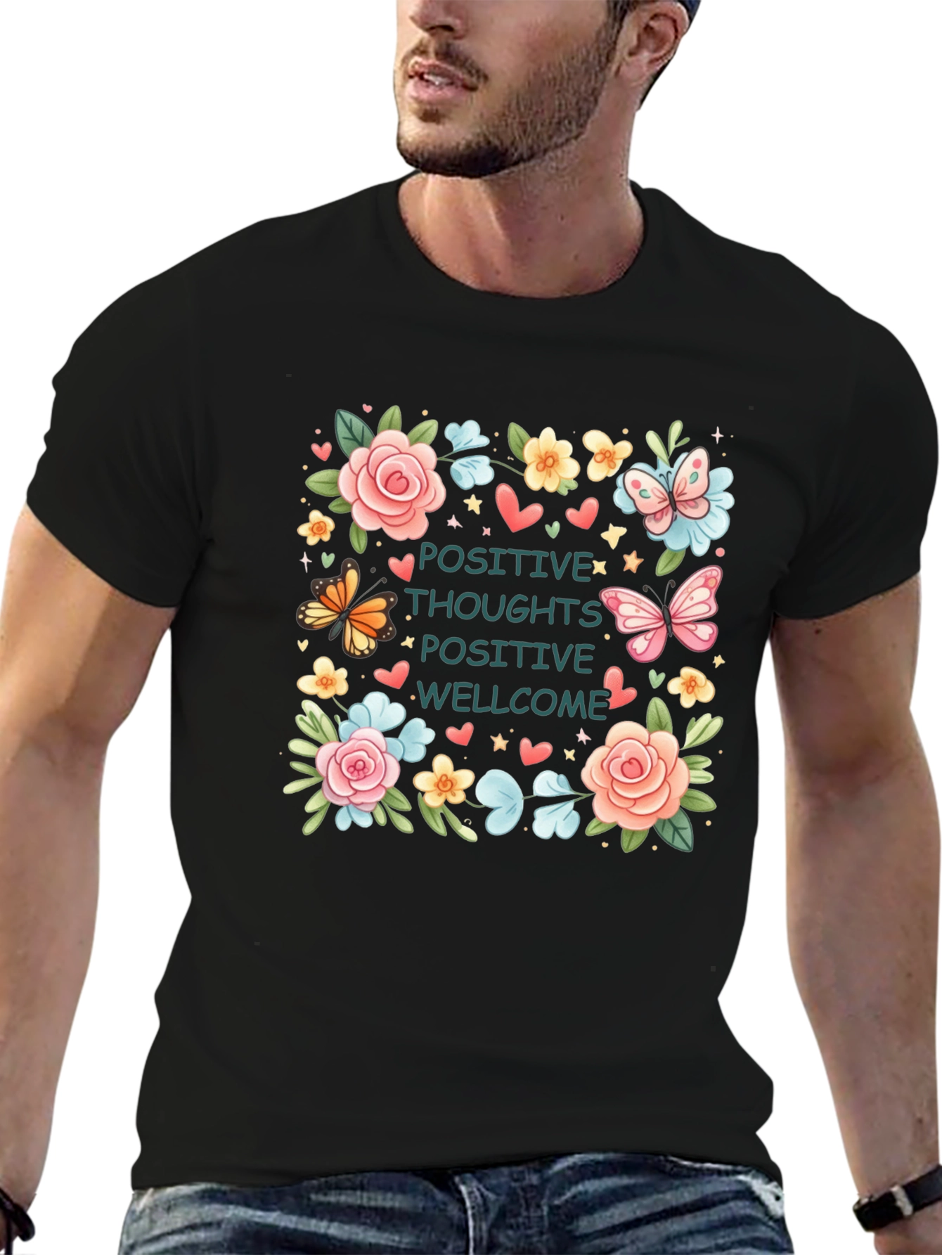 Positive Thoughts Graphic T-Shirt