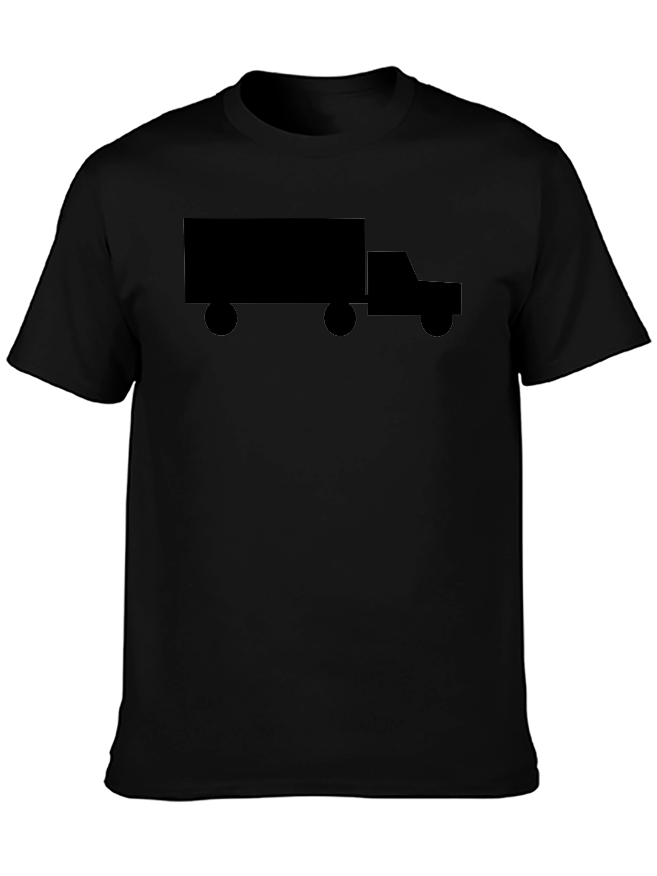 Truck Graphic Tee - Simple Black Design