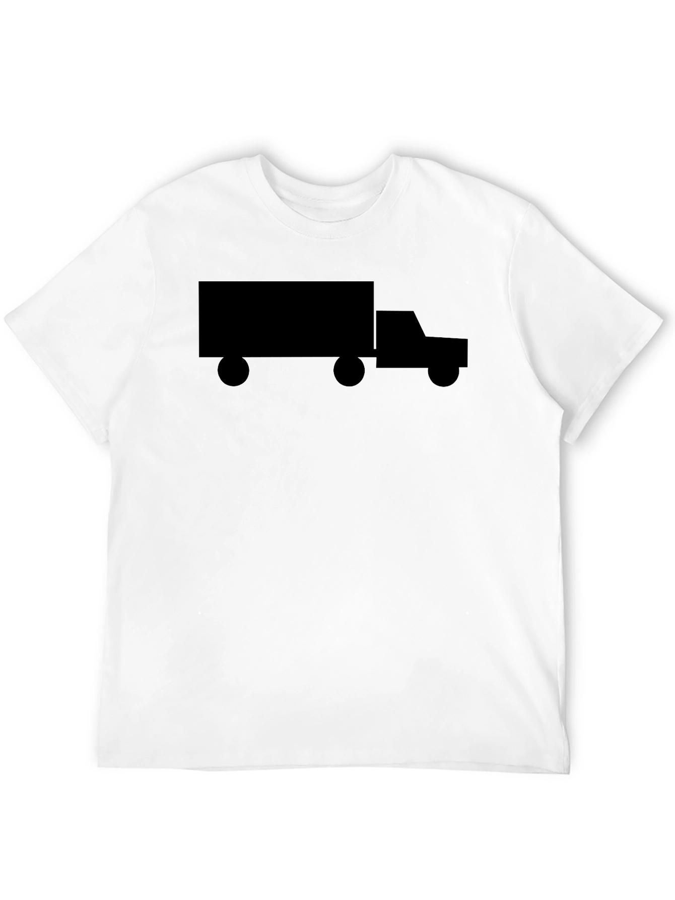 Truck Graphic Tee - Simple Black Design