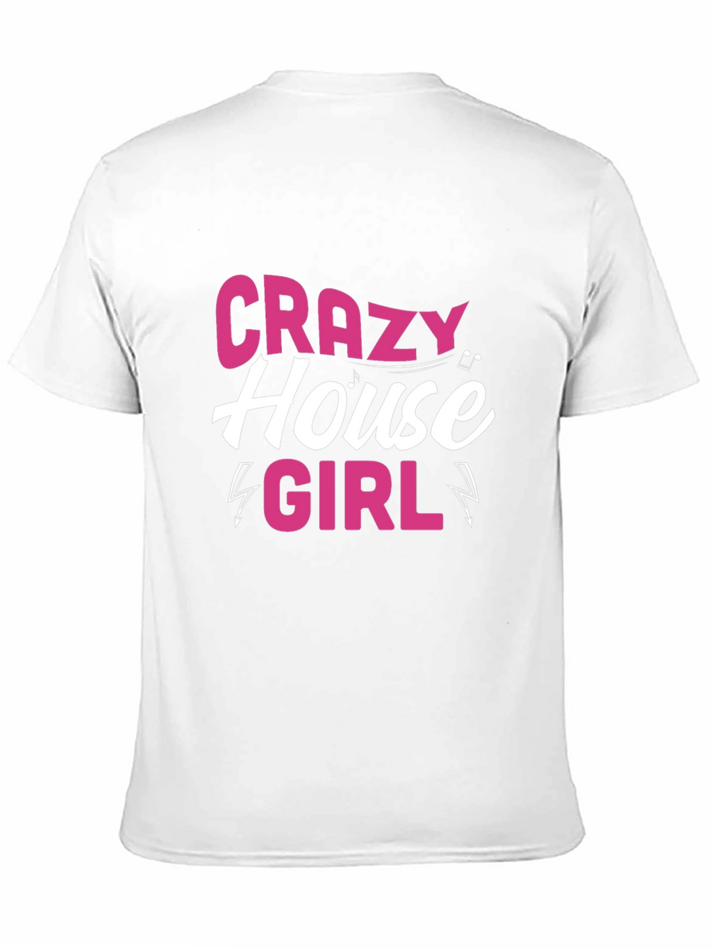 Crazy House Girl Black T-Shirt