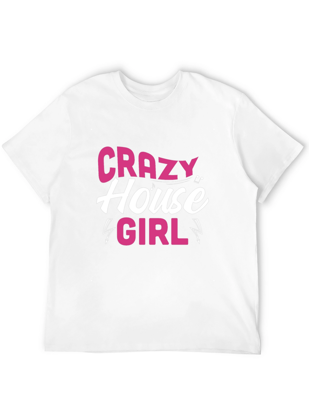 Crazy House Girl Black T-Shirt