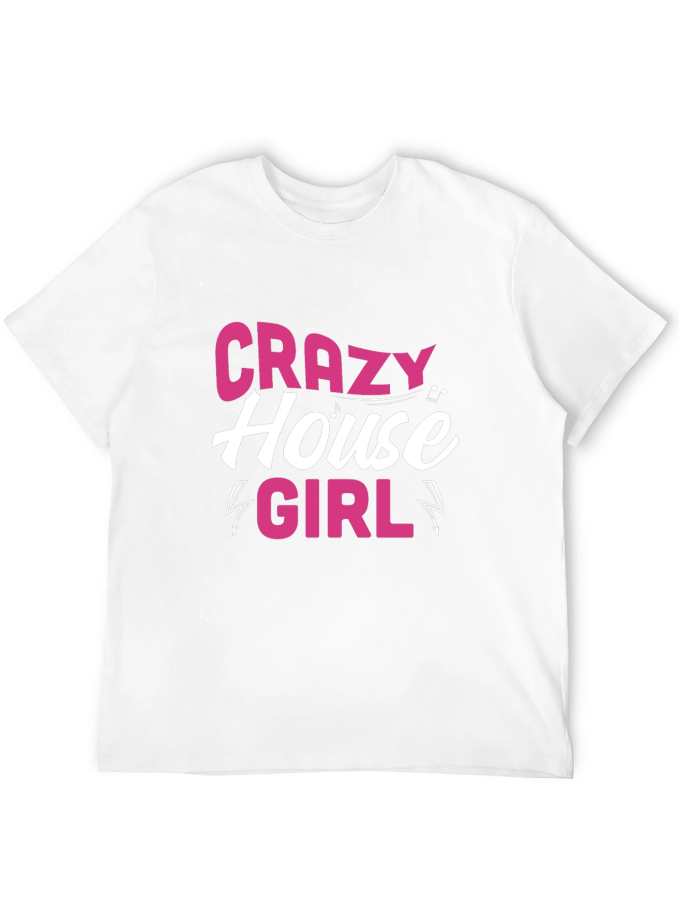 Crazy House Girl Black T-Shirt