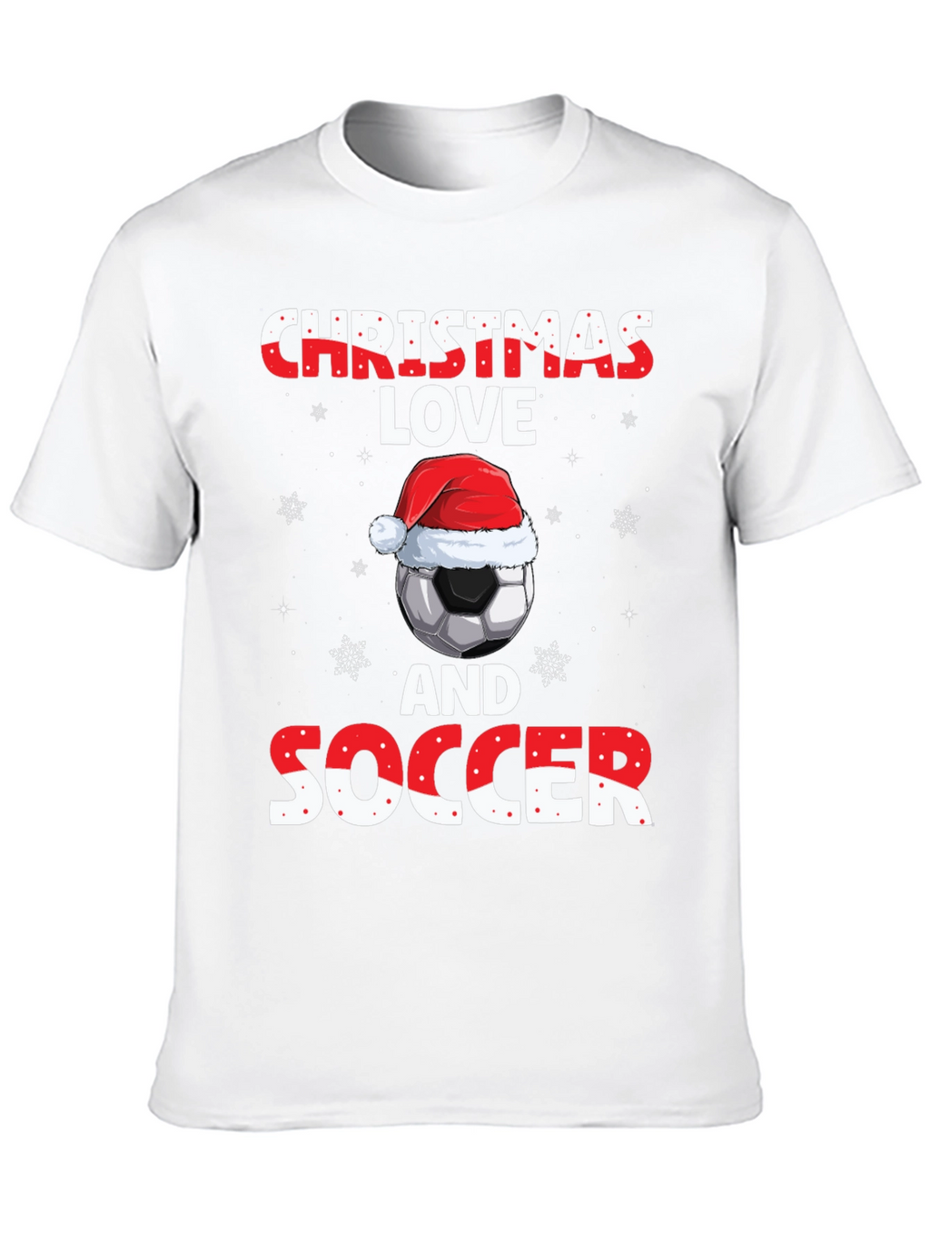 Christmas Love and Soccer T-Shirt