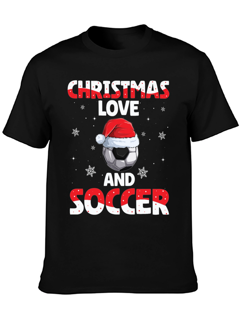 Christmas Love and Soccer T-Shirt